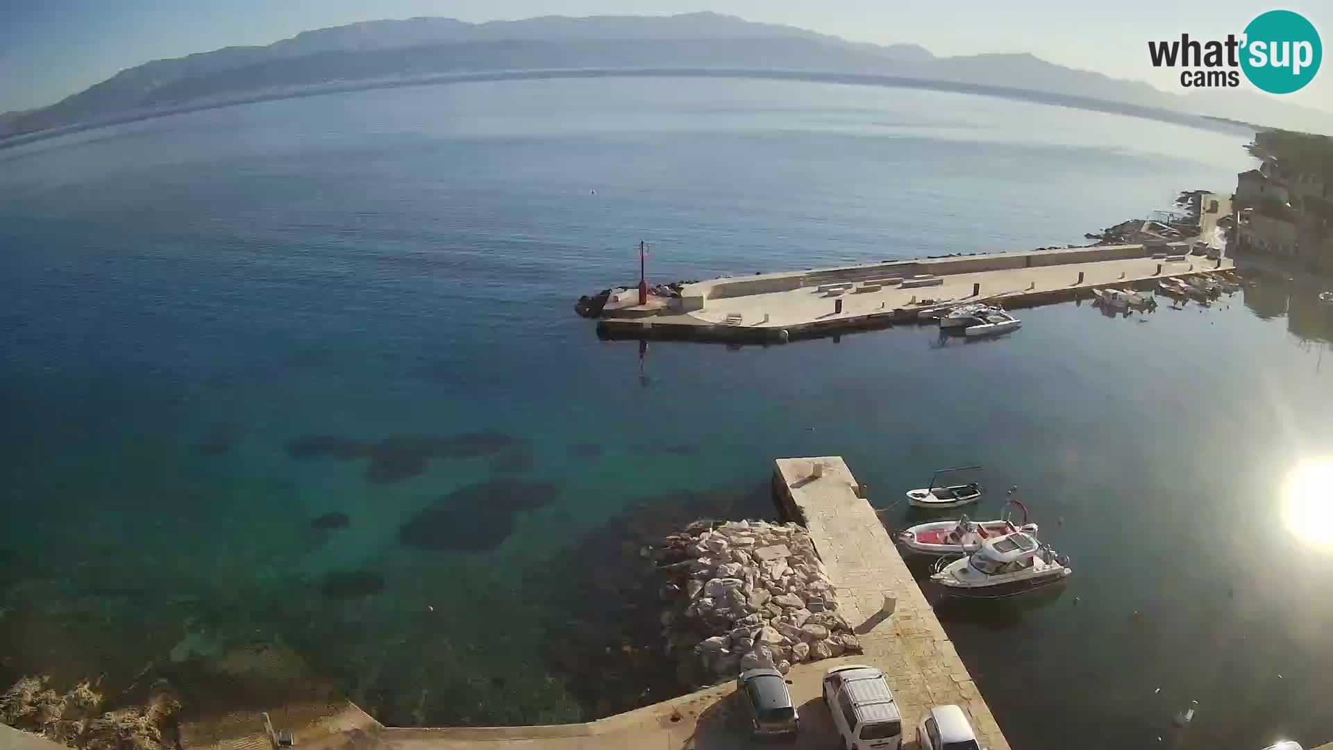 Webcam Sutivan Panorama – Liveblick von der Insel Brač