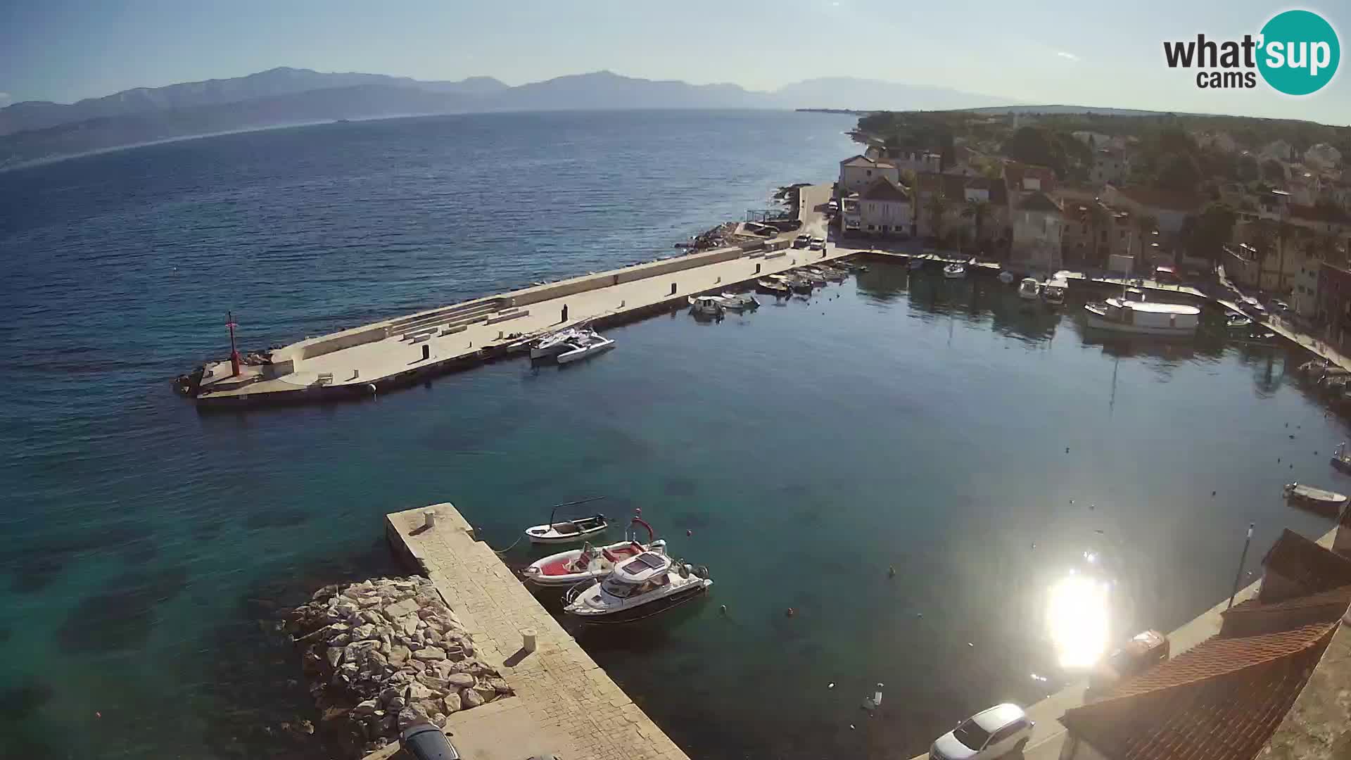 Webcam Sutivan Panorama – Vue en direct depuis l’île de Brač