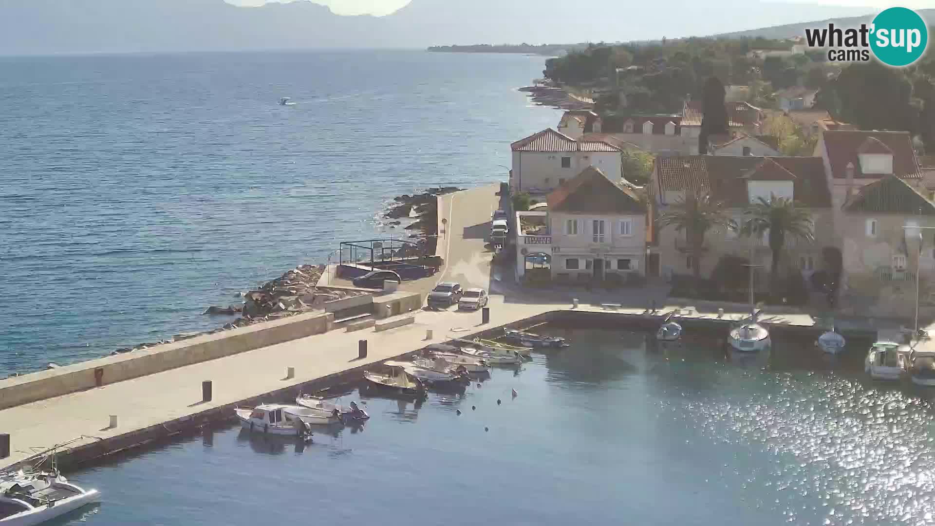 Web kamera Sutivan panorama – Pogled uživo s otoka Brača