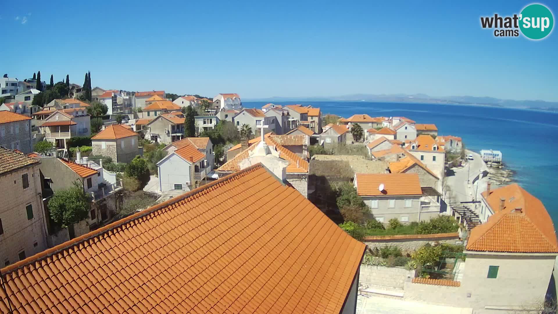 Webcam Sutivan Panorama – Vista en vivo desde la isla de Brač
