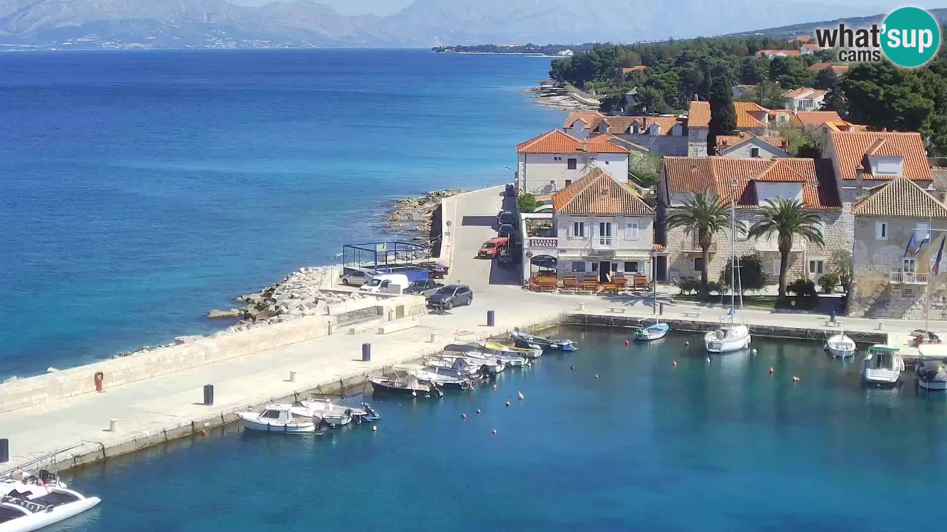 Webcam Sutivan Panorama – Vista en vivo desde la isla de Brač