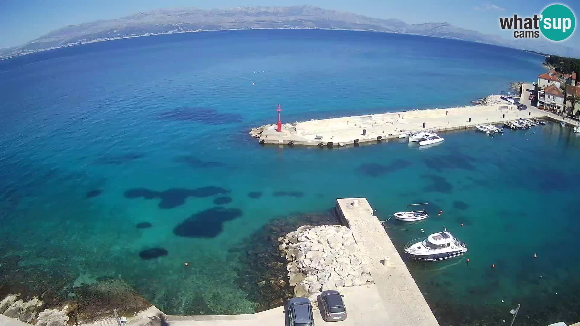 Webcam Sutivan Panorama – Vue en direct depuis l’île de Brač