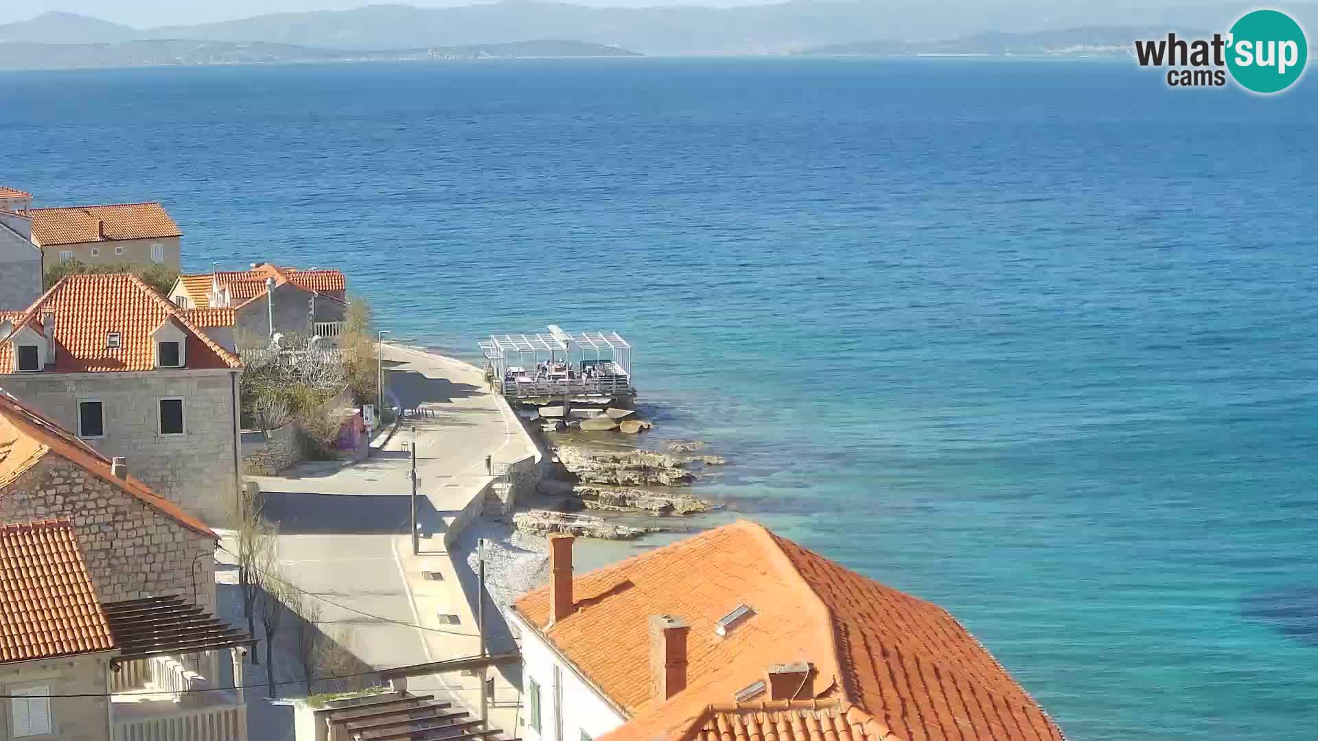 Webcam Sutivan Panorama – Vista en vivo desde la isla de Brač