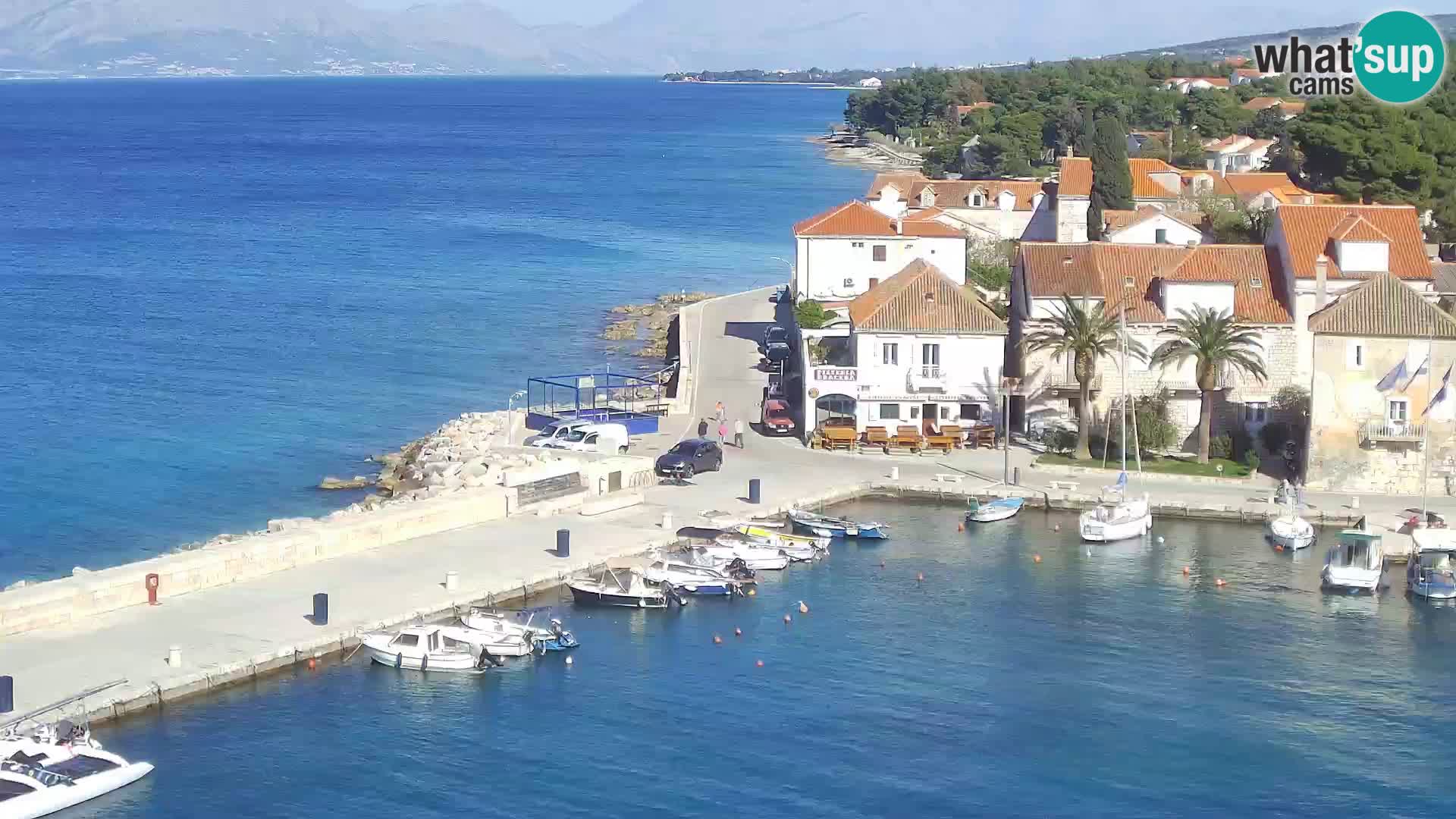 Webcam Sutivan panorama – Vista live dall’isola di Brač