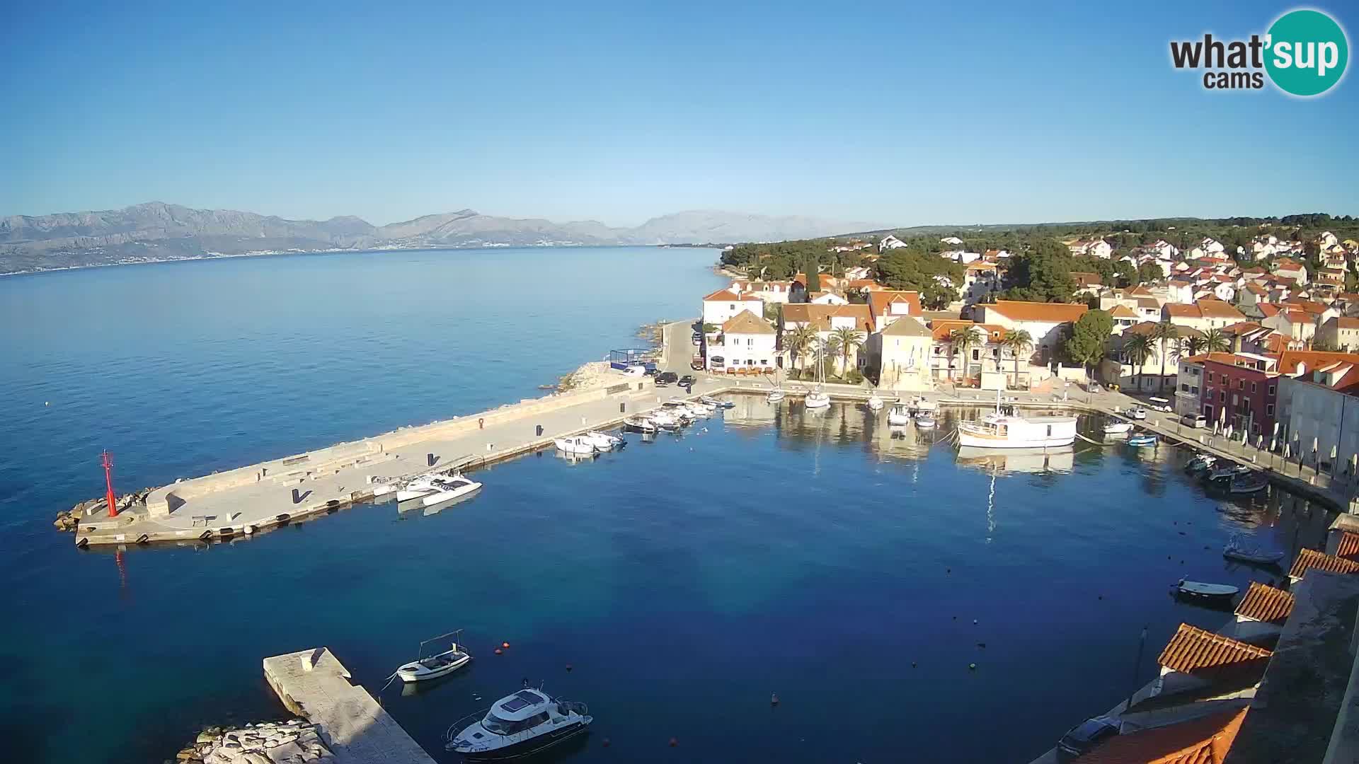 Webcam Sutivan Panorama – Liveblick von der Insel Brač