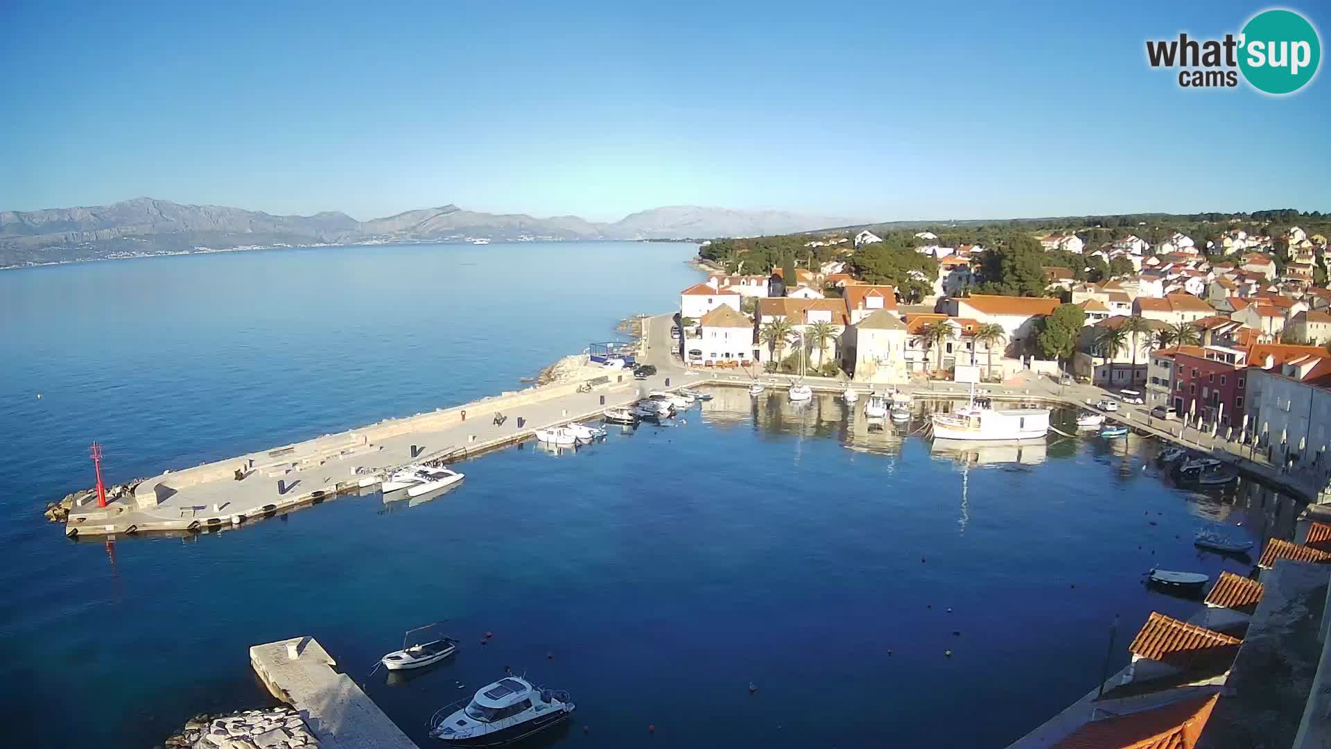 Webcam Sutivan panorama – Vista live dall’isola di Brač