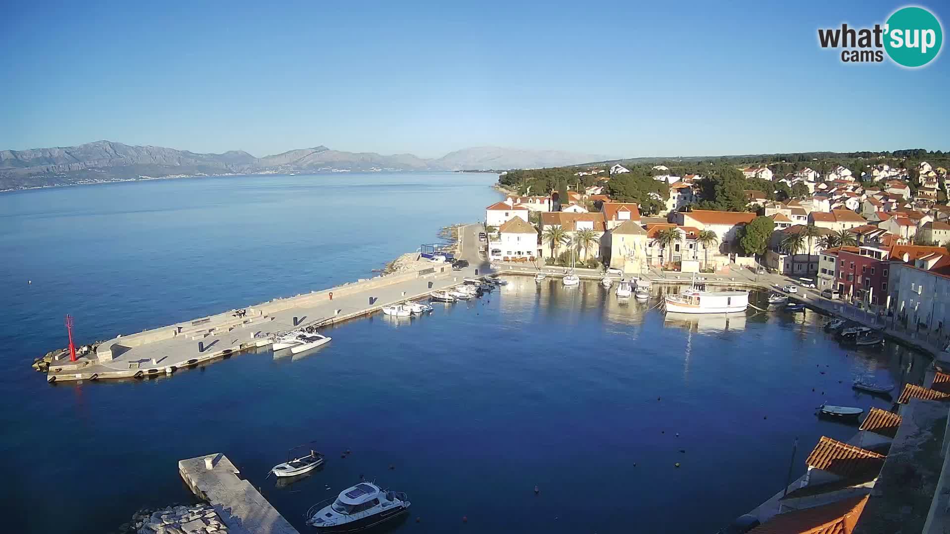 Webcam Sutivan panorama – Vista live dall’isola di Brač