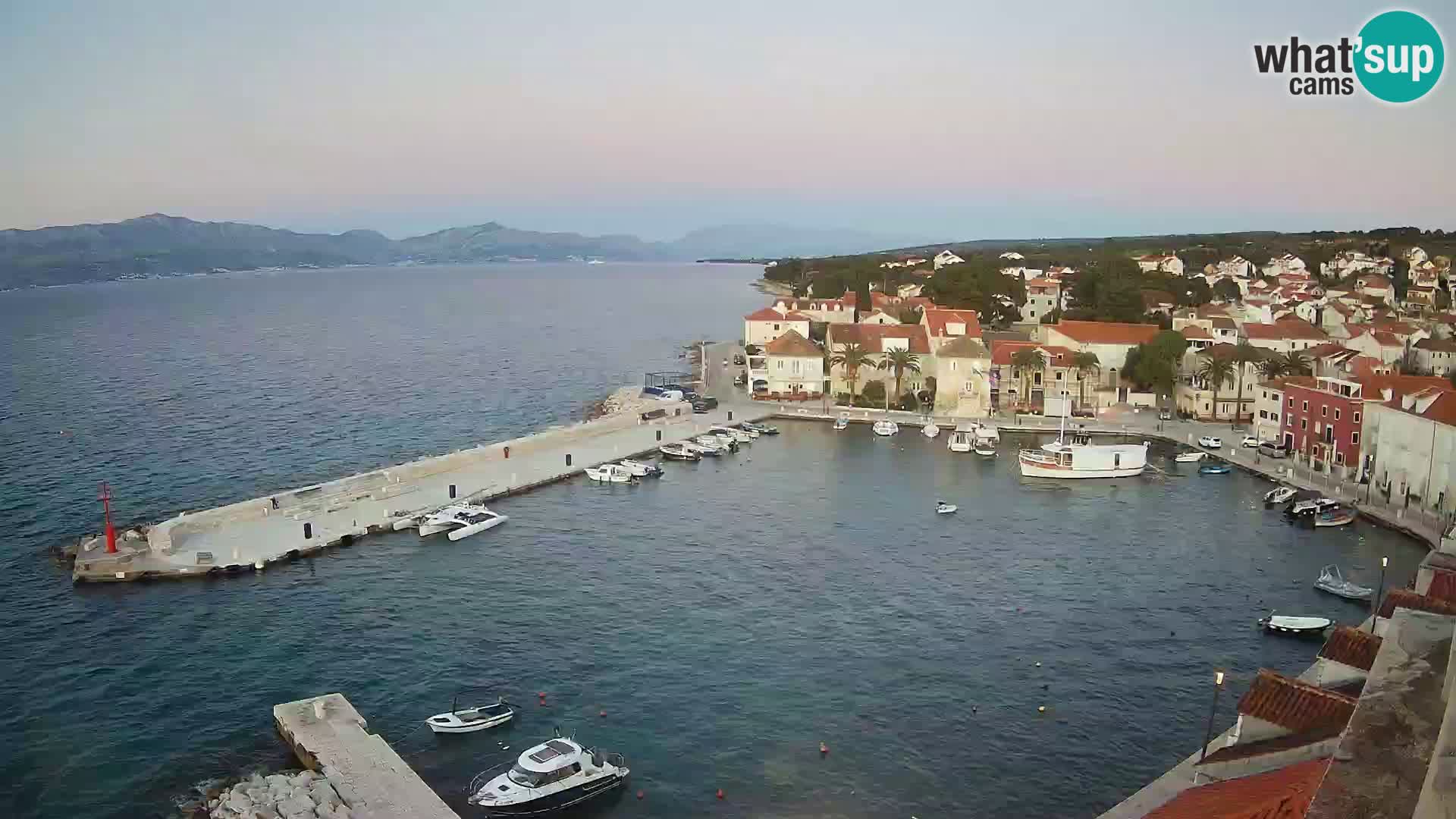 Webcam Sutivan Panorama – Liveblick von der Insel Brač