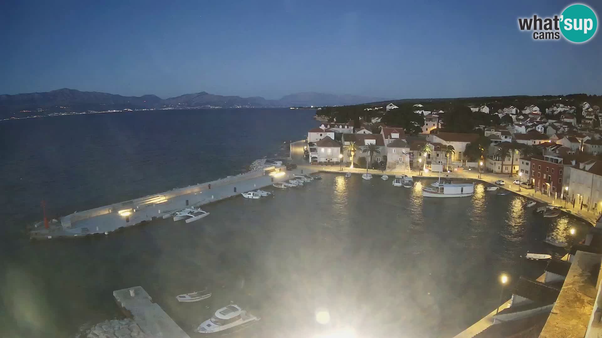 Webcam Sutivan panorama – Vista live dall’isola di Brač
