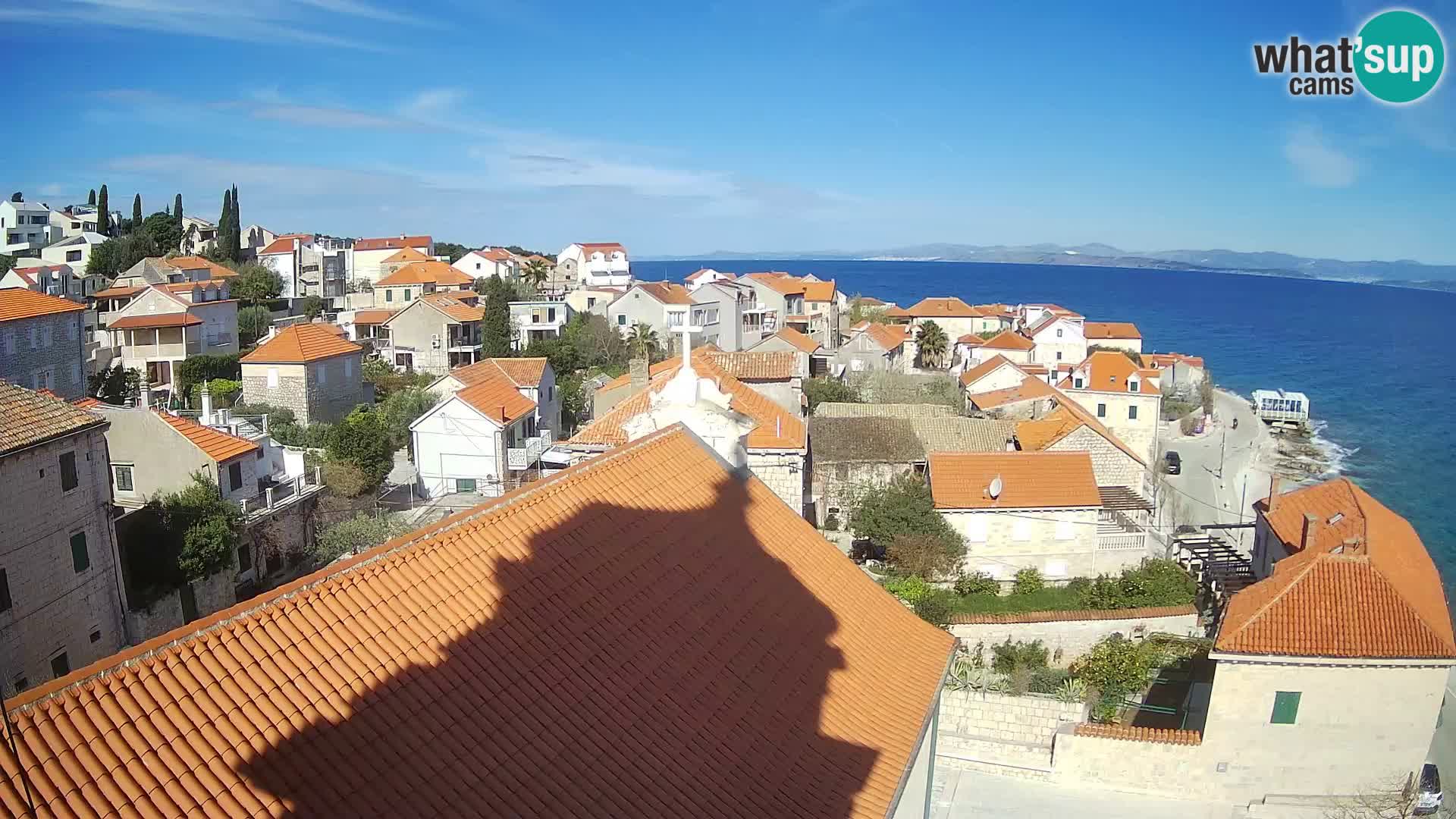 Web kamera Sutivan panorama – Pogled uživo s otoka Brača