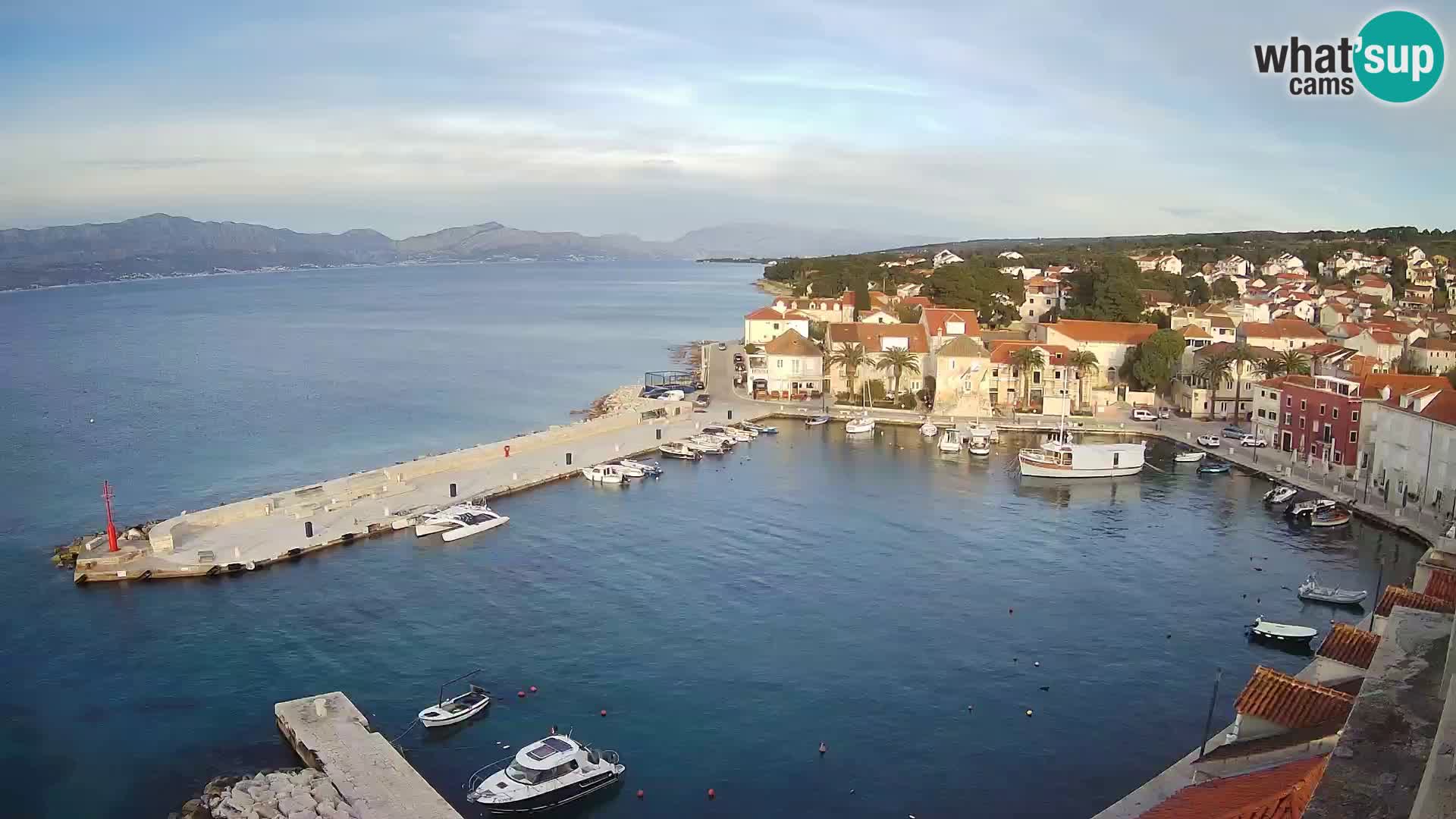 Webcam Sutivan Panorama – Vista en vivo desde la isla de Brač