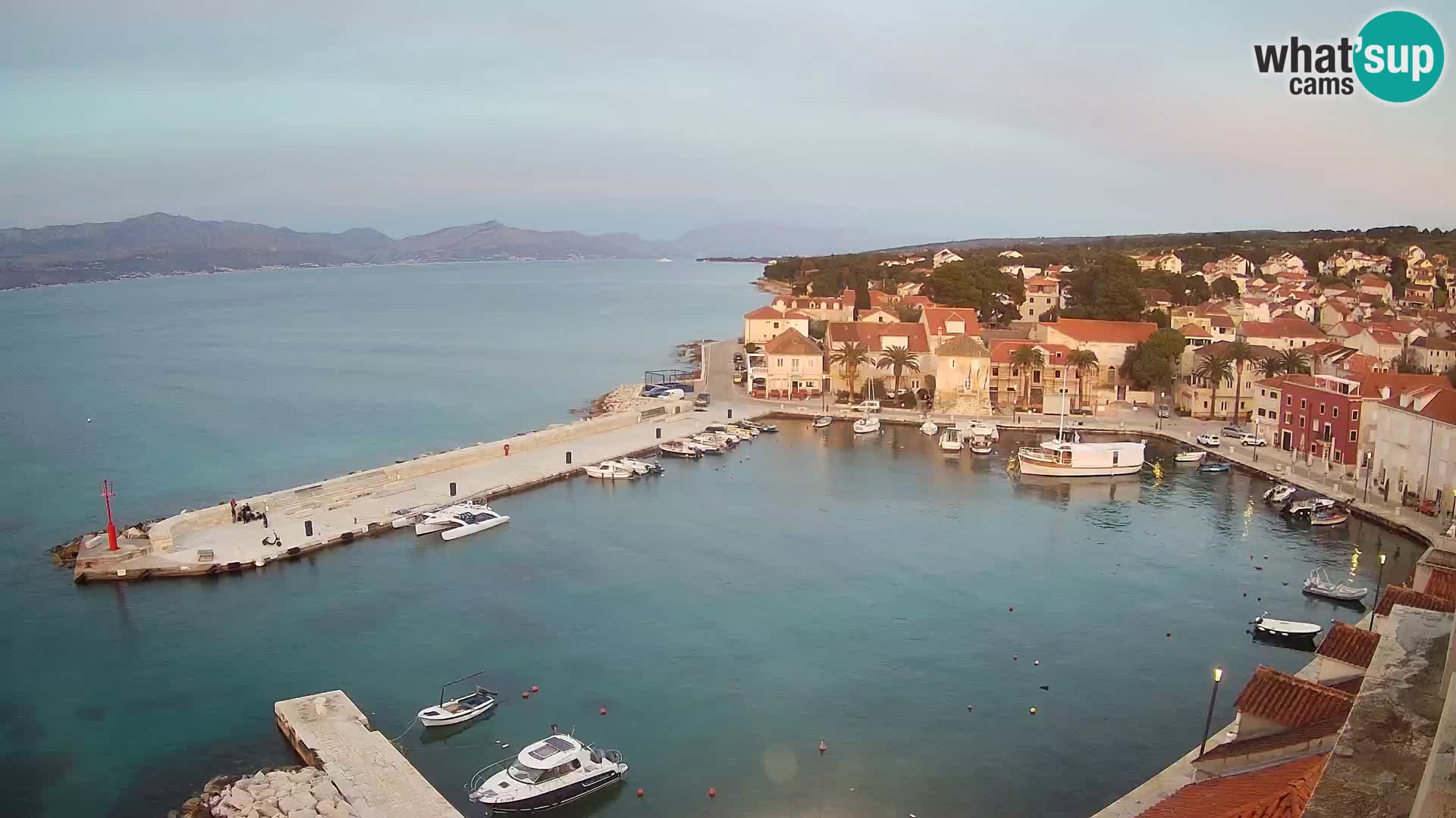 Webcam Sutivan Panorama – Vue en direct depuis l’île de Brač