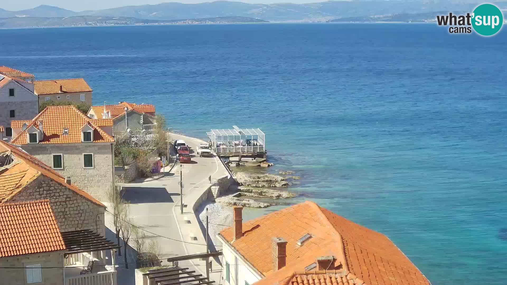 Spletna kamera Sutivan panorama – pogled v živo z otoka Brač