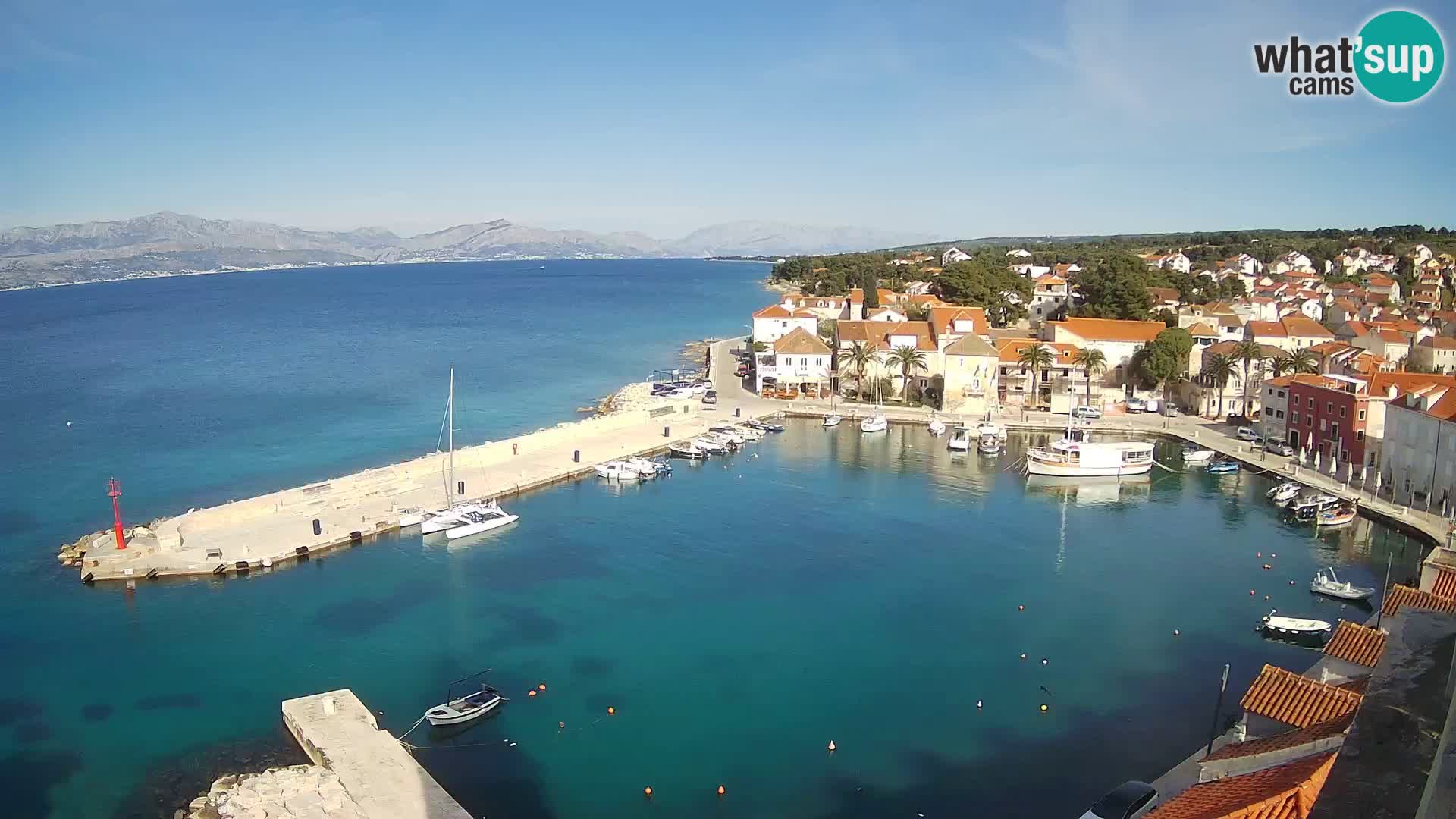 Webcam Sutivan Panorama – Vista en vivo desde la isla de Brač