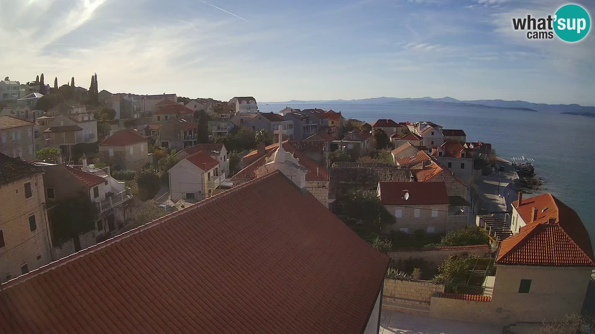 Web kamera Sutivan panorama – Pogled uživo s otoka Brača