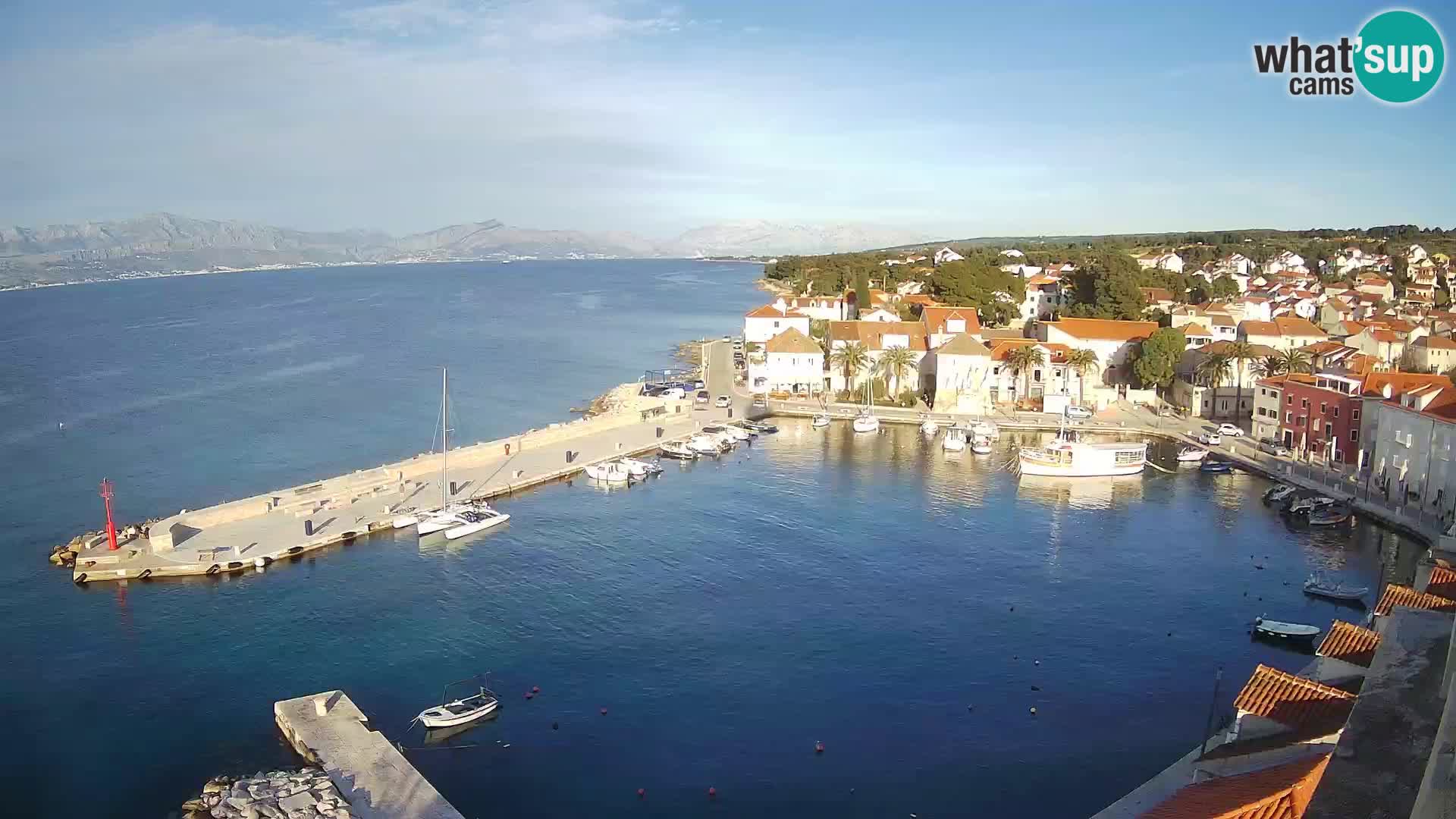 Webcam Sutivan panorama – Vista live dall’isola di Brač