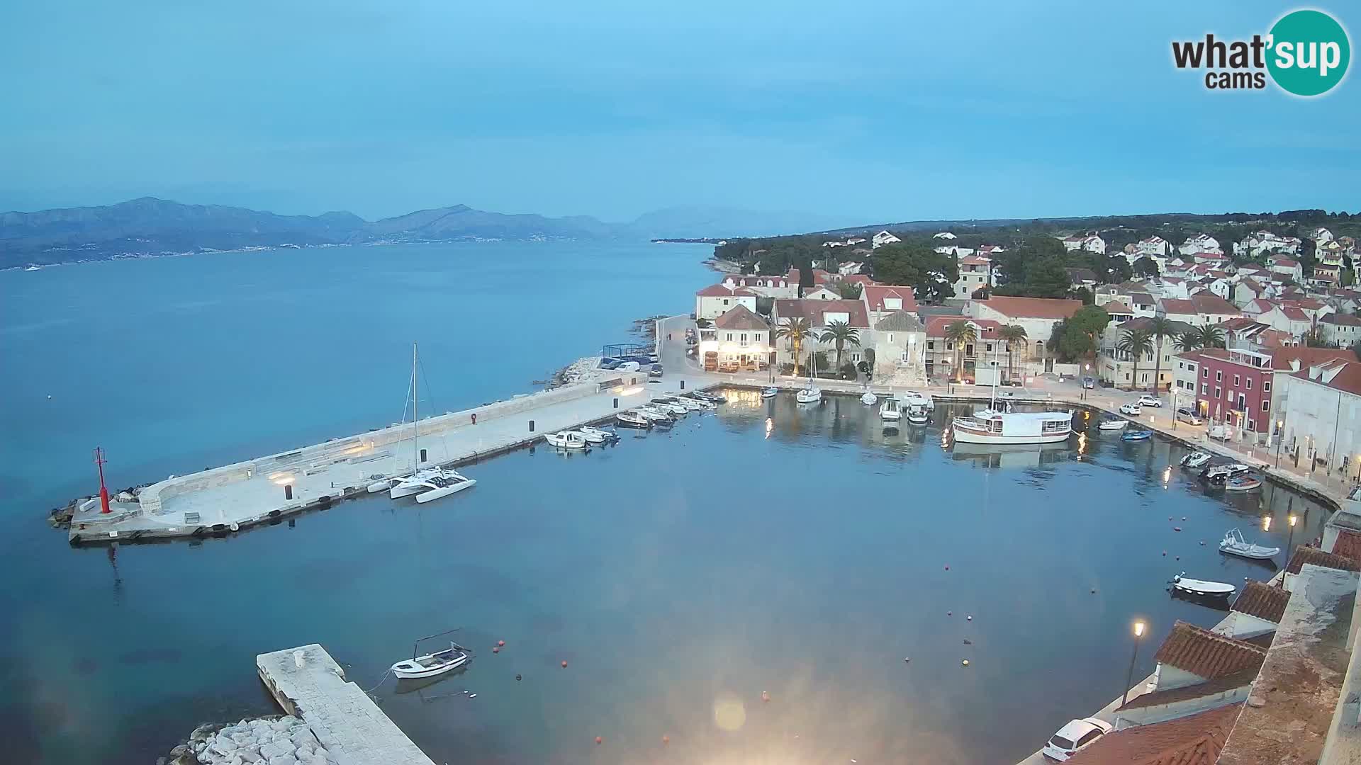 Webcam Sutivan panorama – Vista live dall’isola di Brač