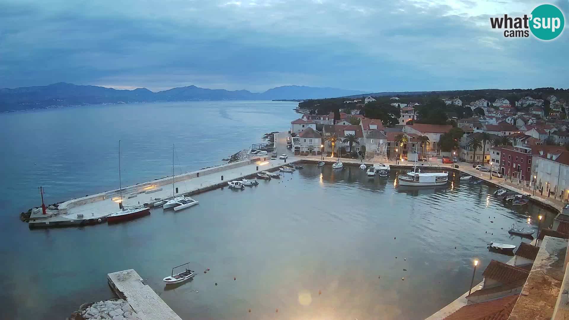 Webcam Sutivan panorama – Vista live dall’isola di Brač