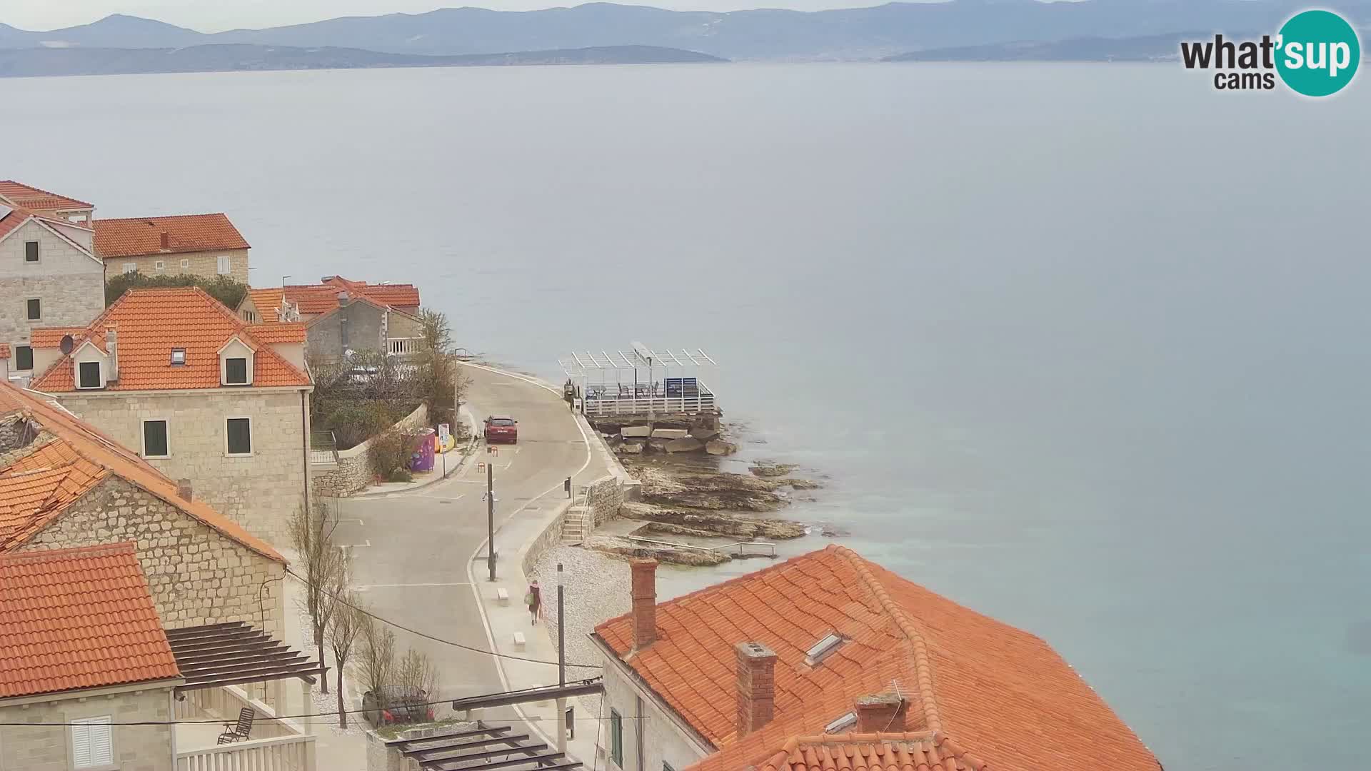 Webcam Sutivan Panorama – Vista en vivo desde la isla de Brač