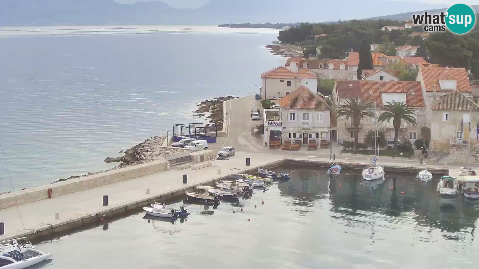 Webcam Sutivan panorama – Vista live dall’isola di Brač