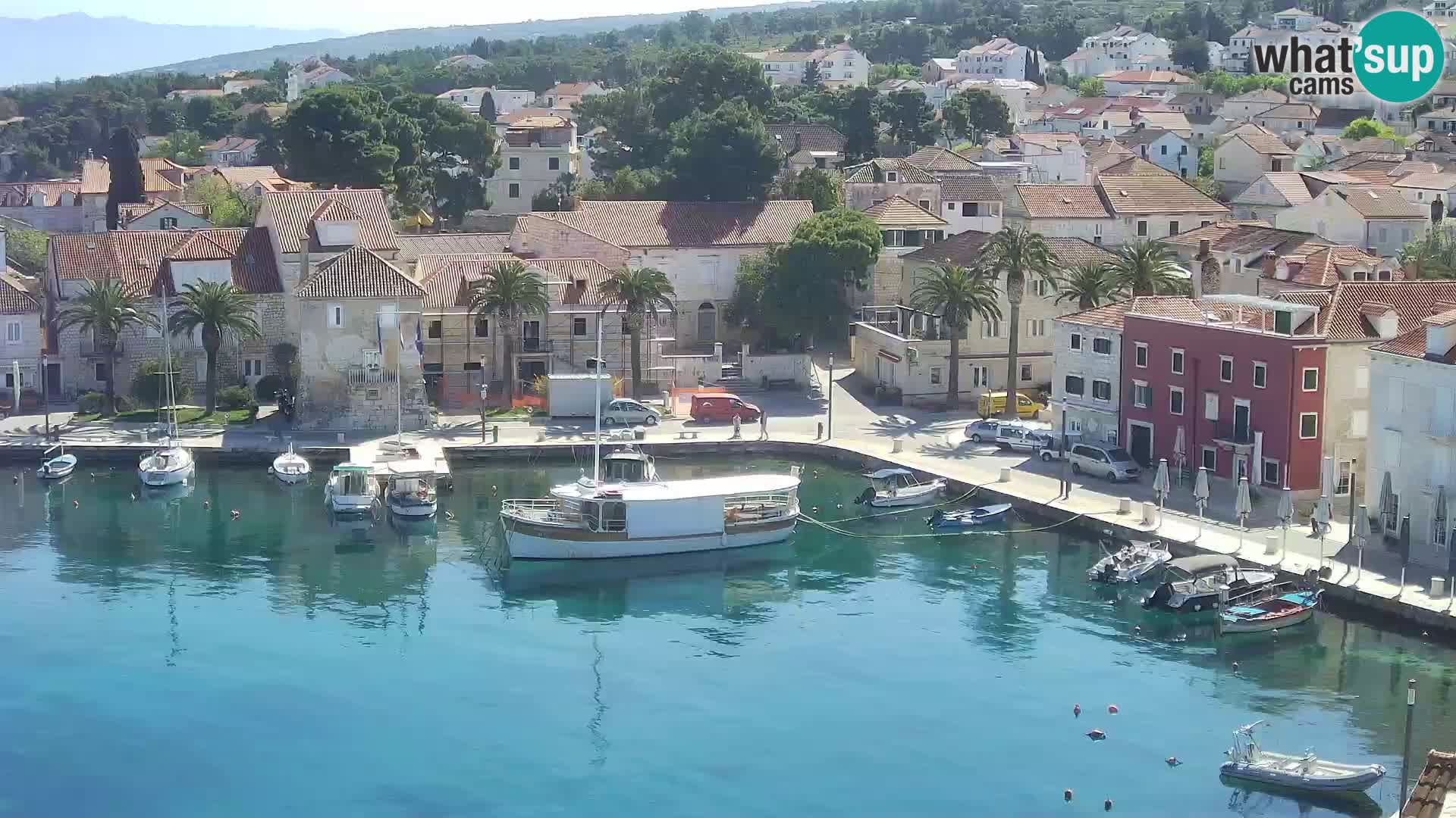 Spletna kamera Sutivan panorama – pogled v živo z otoka Brač
