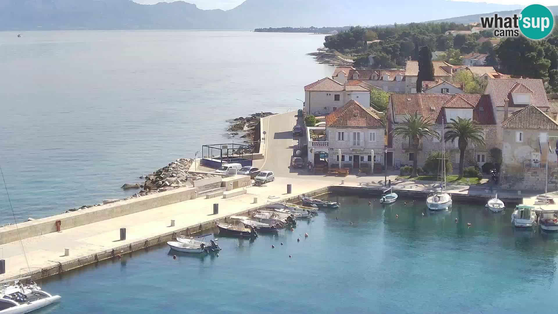 Webcam Sutivan Panorama – Vista en vivo desde la isla de Brač