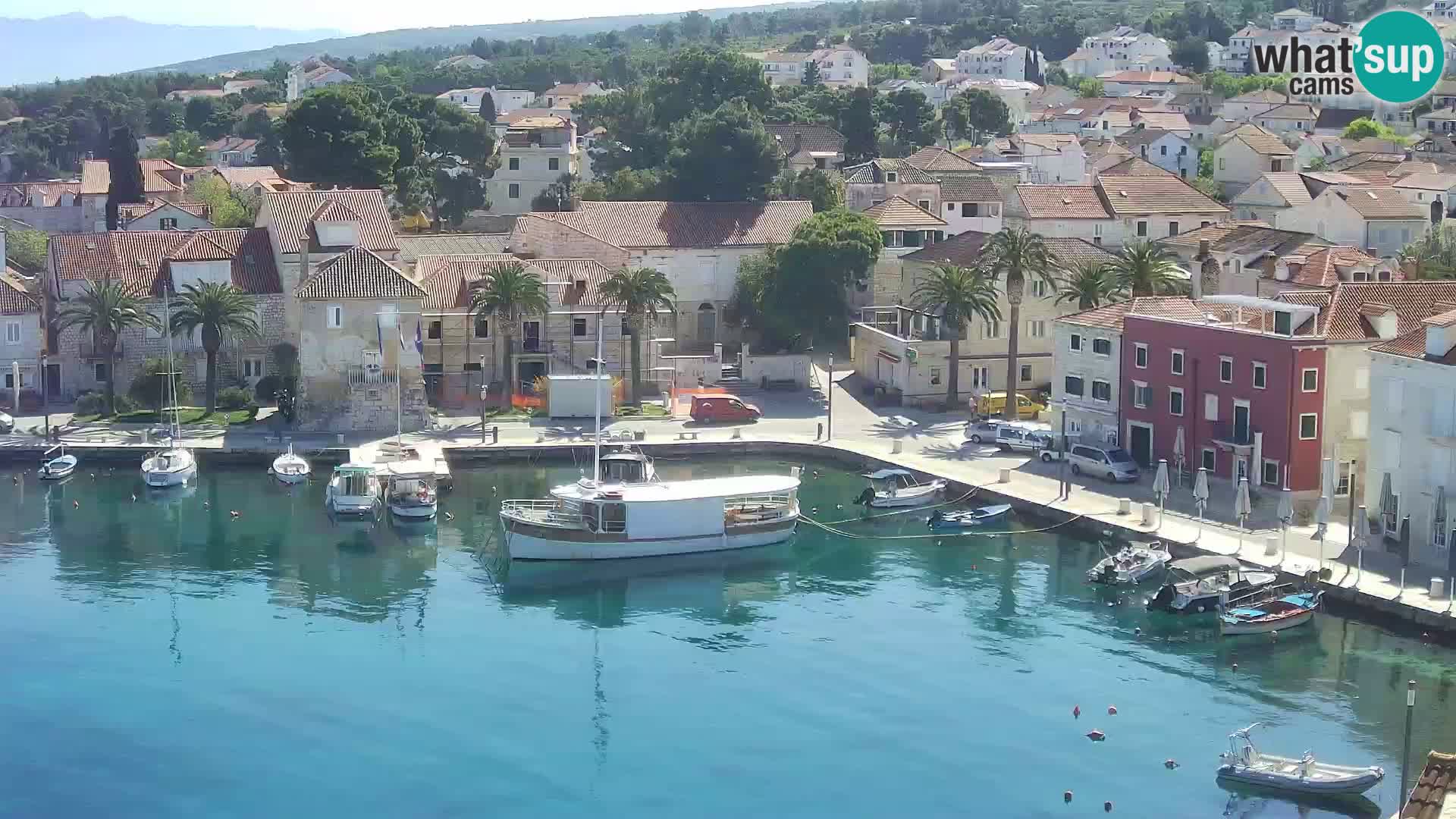 Spletna kamera Sutivan panorama – pogled v živo z otoka Brač