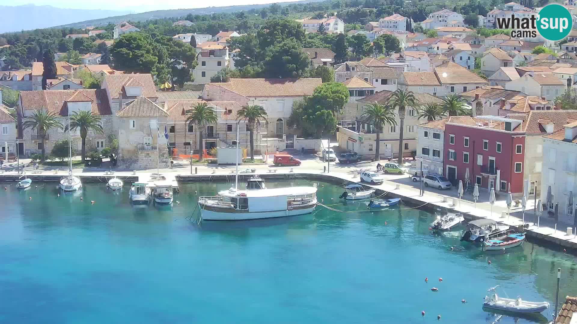 Spletna kamera Sutivan panorama – pogled v živo z otoka Brač