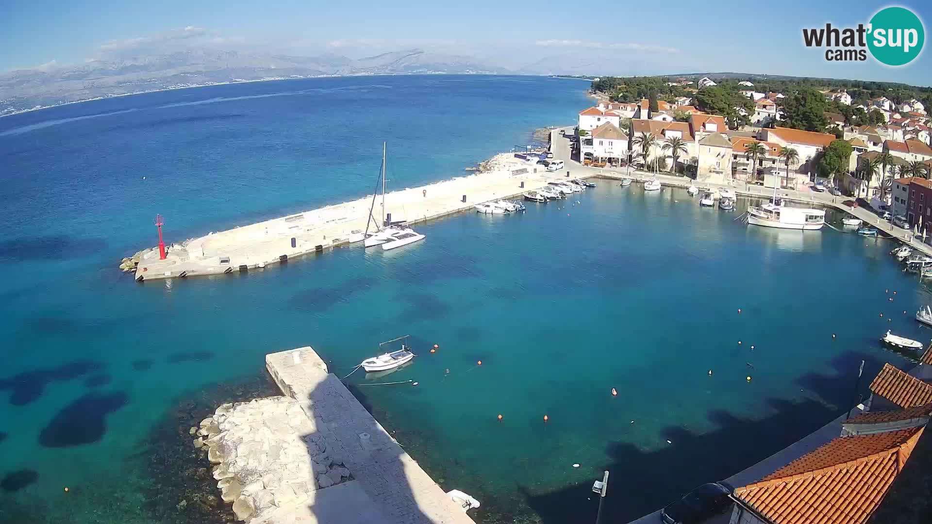 Webcam Sutivan Panorama – Vue en direct depuis l’île de Brač