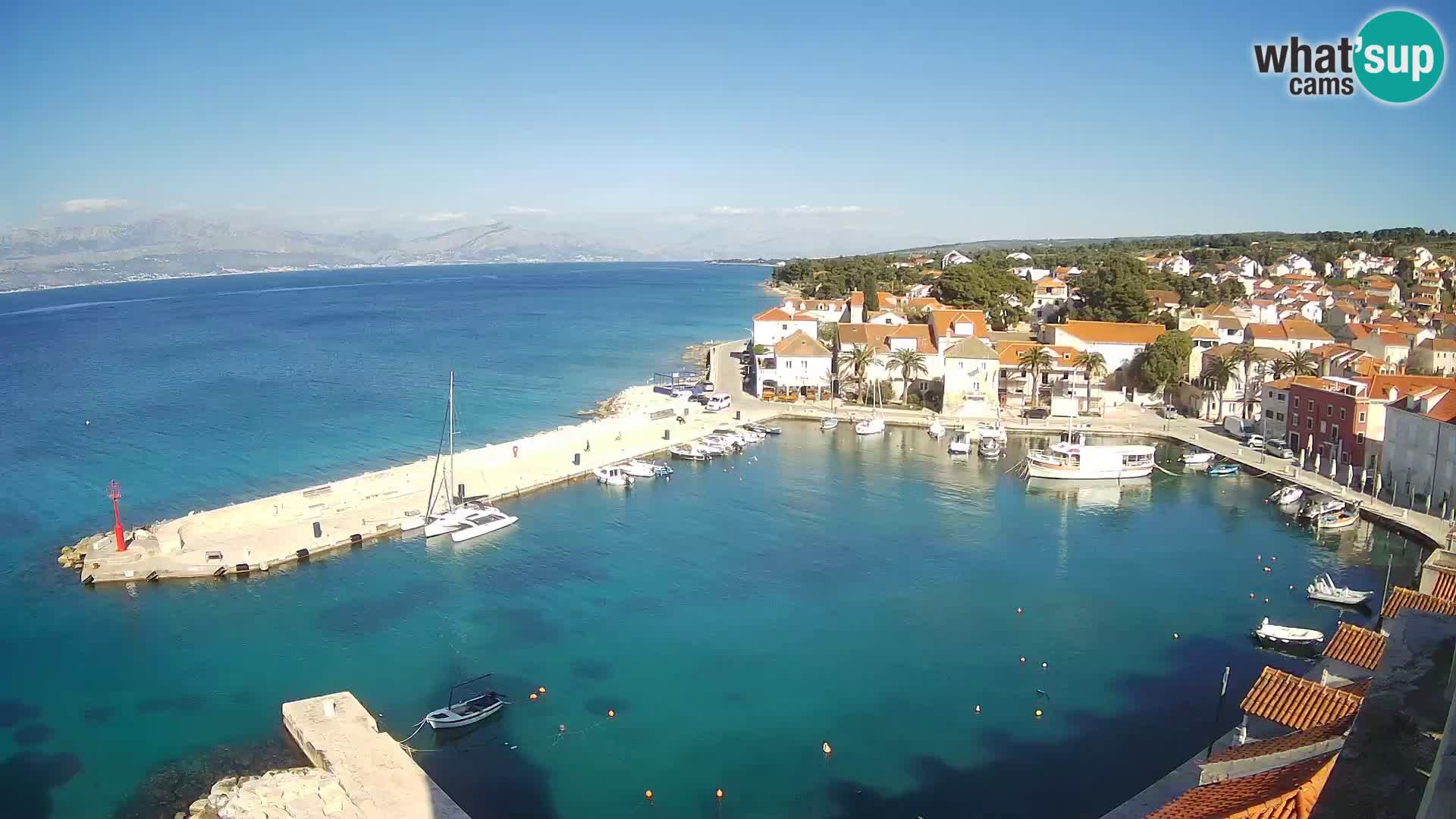 Webcam Sutivan Panorama – Vue en direct depuis l’île de Brač