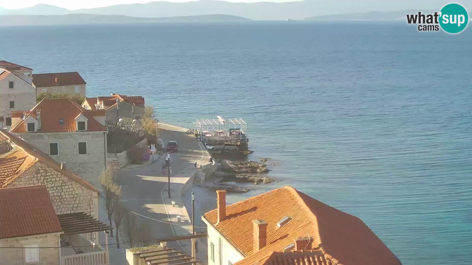 Webcam Sutivan Panorama – Vista en vivo desde la isla de Brač