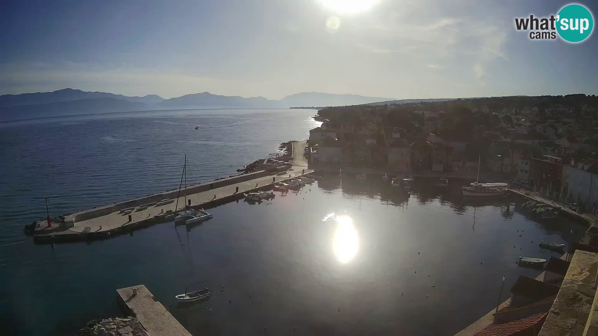 Webcam Sutivan panorama – Vista live dall’isola di Brač