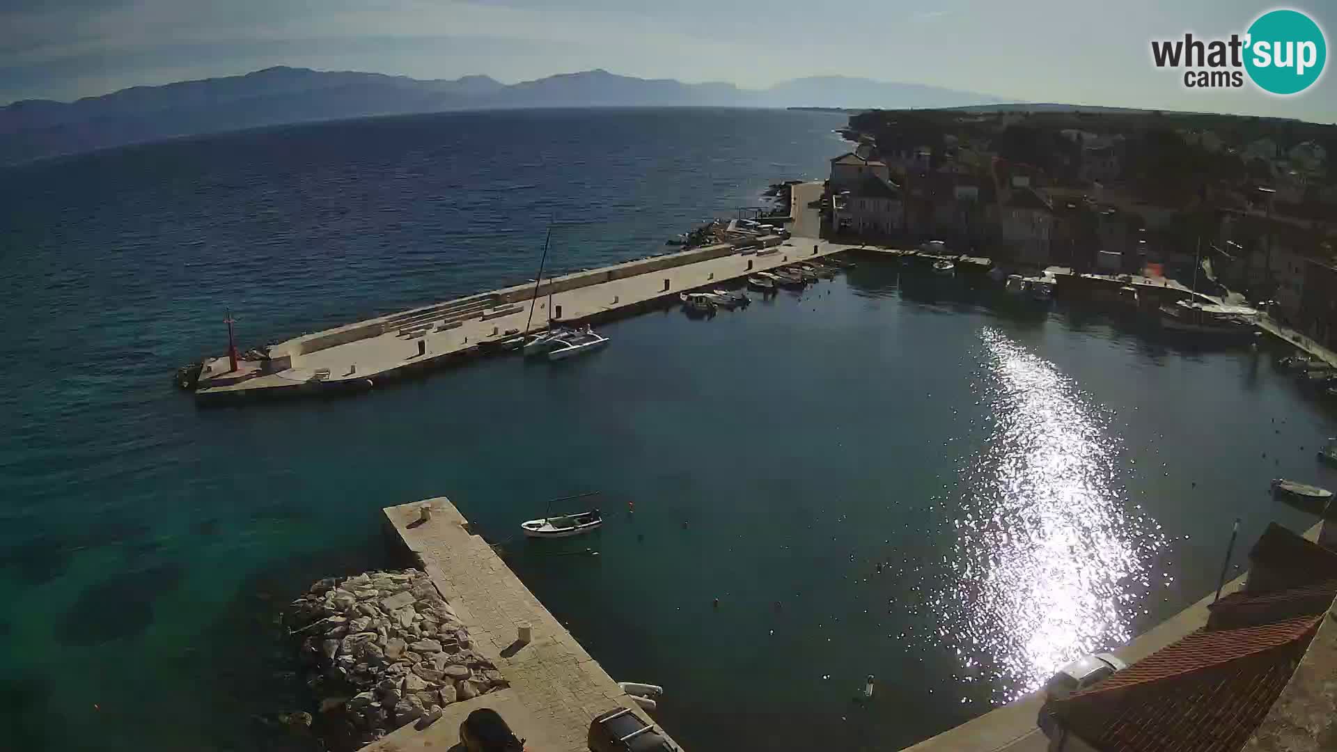 Webcam Sutivan panorama – Vista live dall’isola di Brač