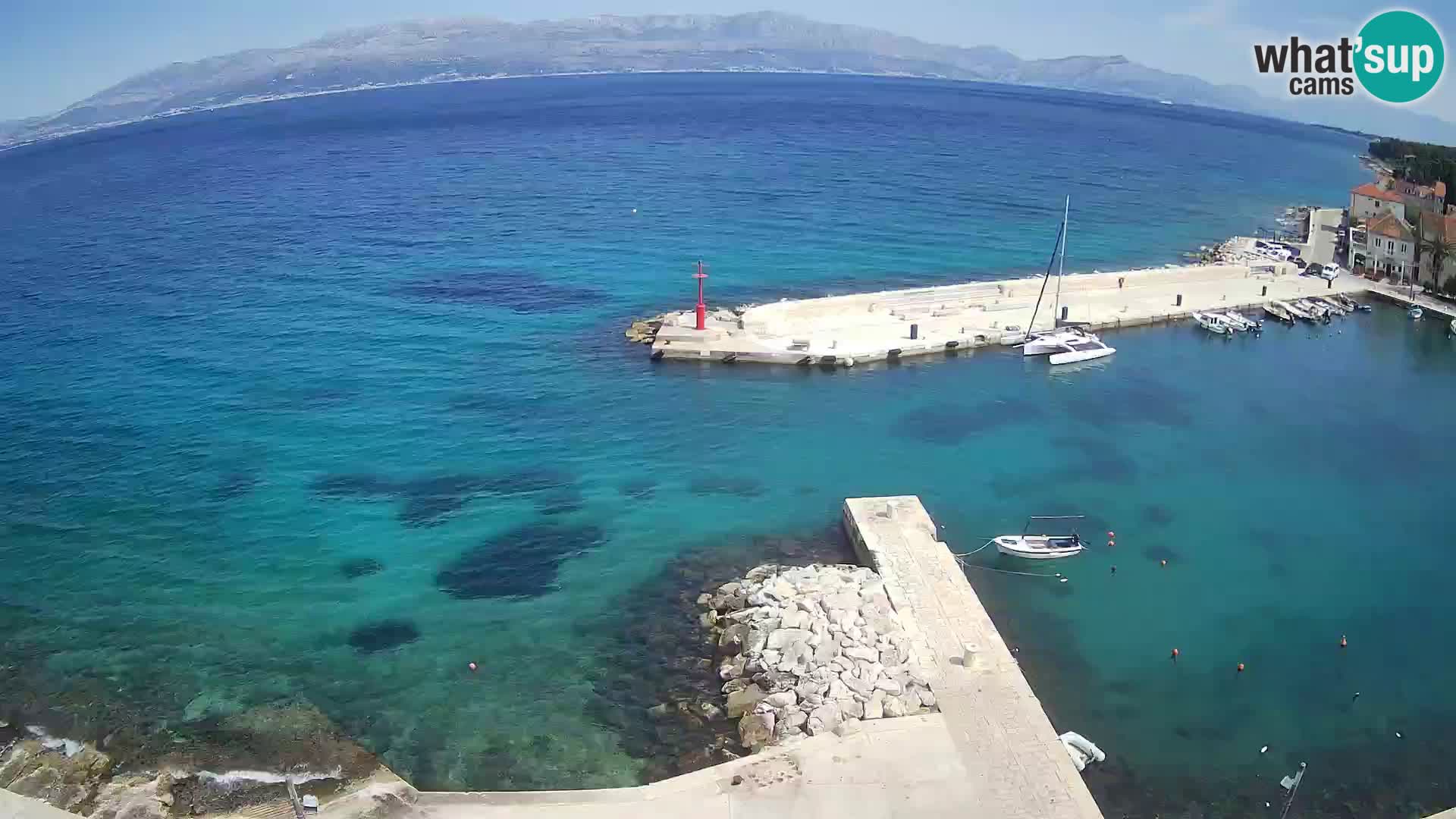 Webcam Sutivan Panorama – Vue en direct depuis l’île de Brač