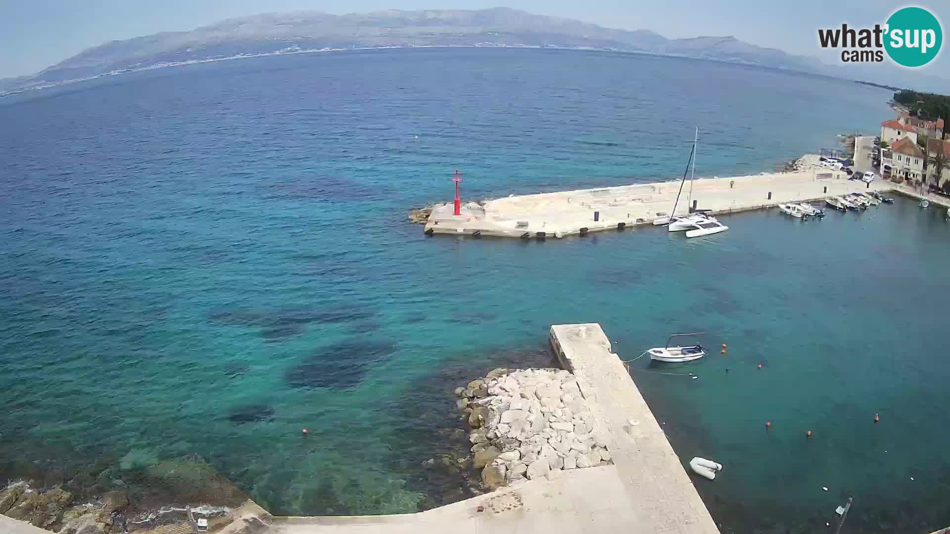 Webcam Sutivan Panorama – Vue en direct depuis l’île de Brač