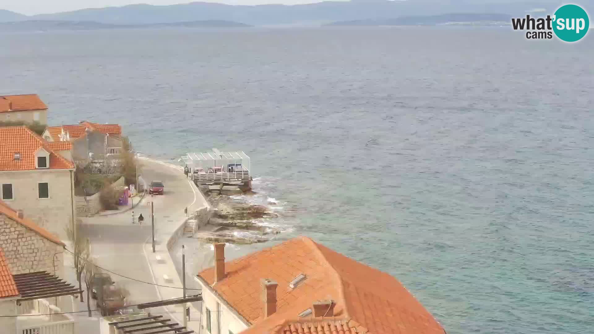 Web kamera Sutivan panorama – Pogled uživo s otoka Brača