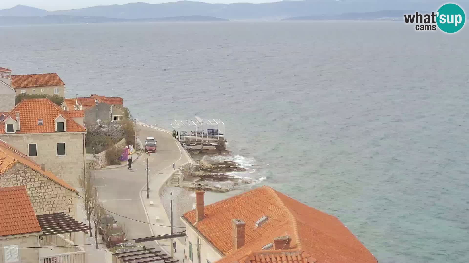 Web kamera Sutivan panorama – Pogled uživo s otoka Brača