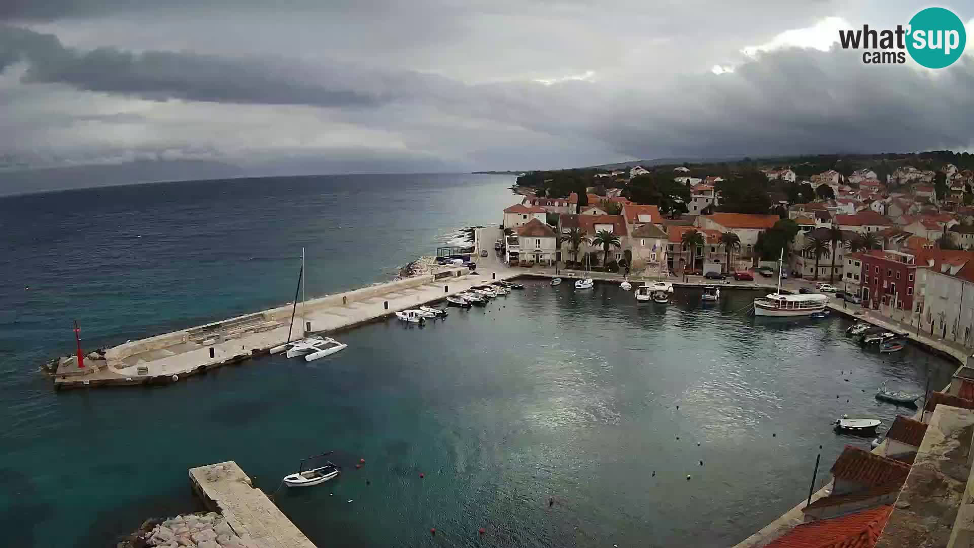 Webcam Sutivan panorama – Vista live dall’isola di Brač