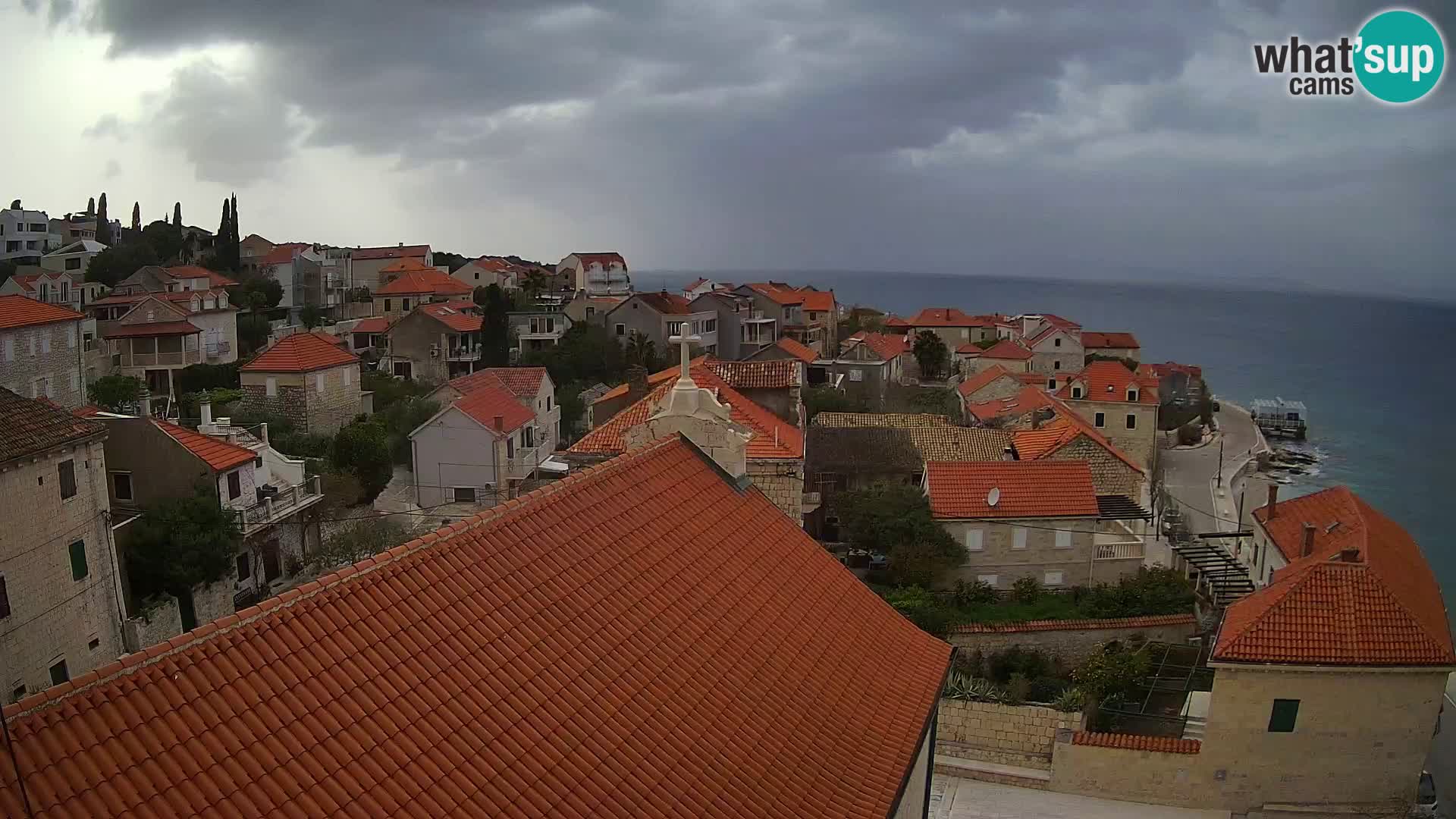Webcam Sutivan Panorama – Vista en vivo desde la isla de Brač