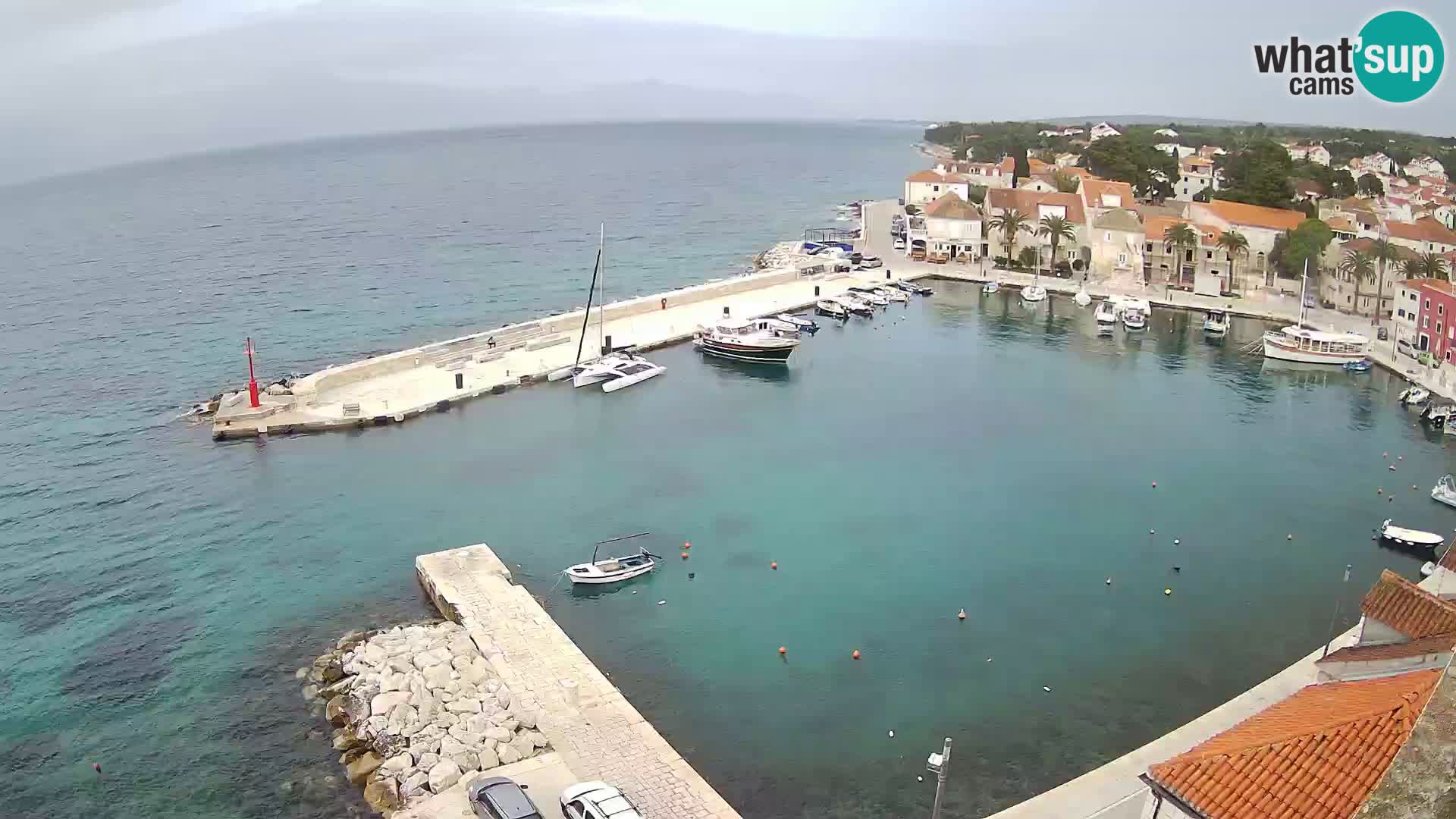 Webcam Sutivan panorama – Vista live dall’isola di Brač
