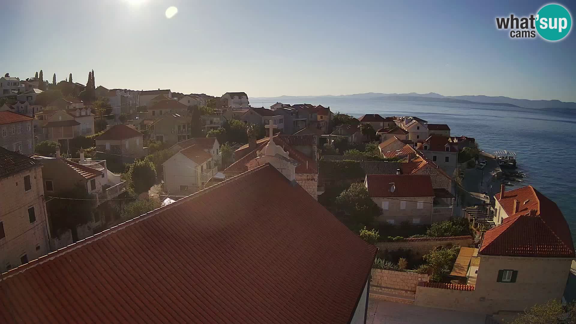 Webcam Sutivan Panorama – Vue en direct depuis l’île de Brač