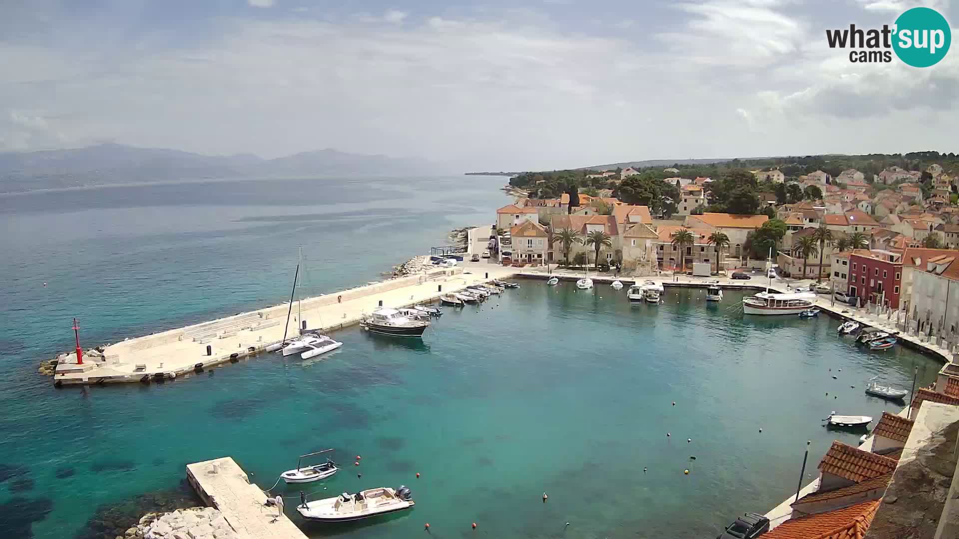 Webcam Sutivan Panorama – Vista en vivo desde la isla de Brač