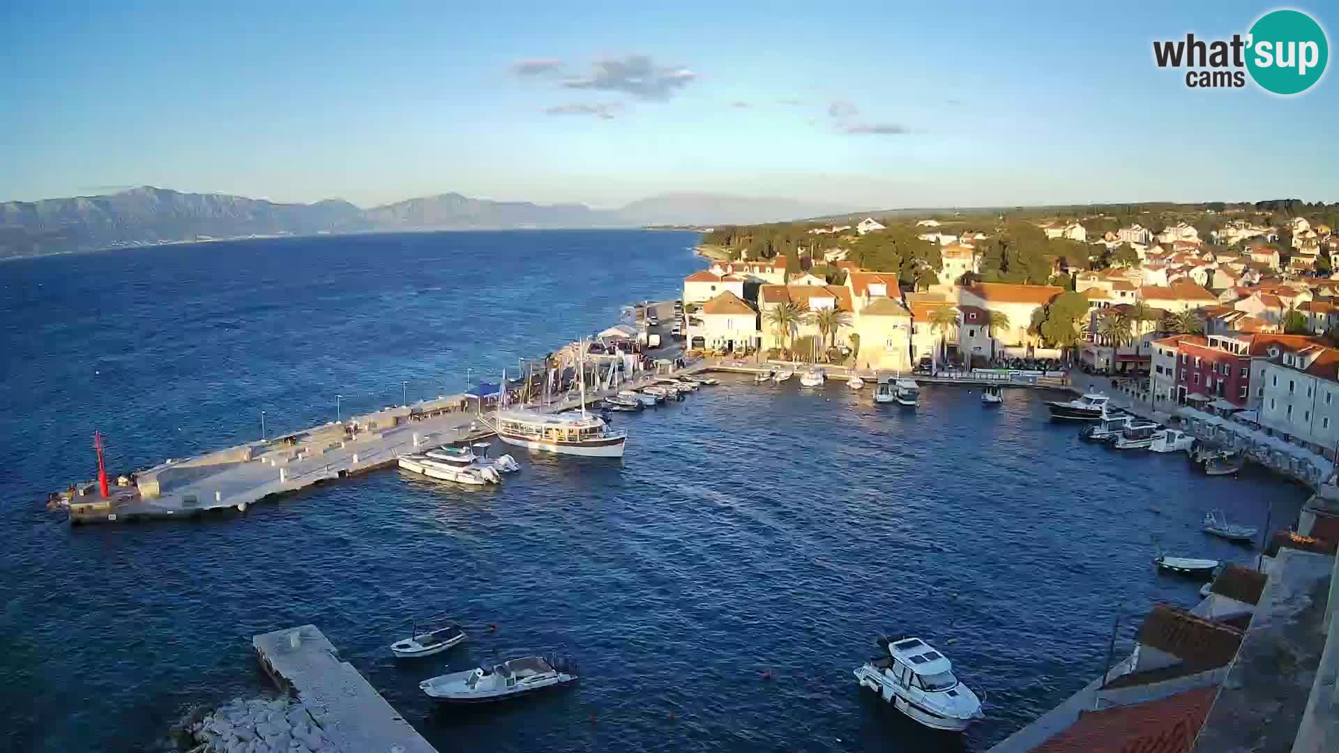 Webcam Sutivan panorama – Vista live dall’isola di Brač