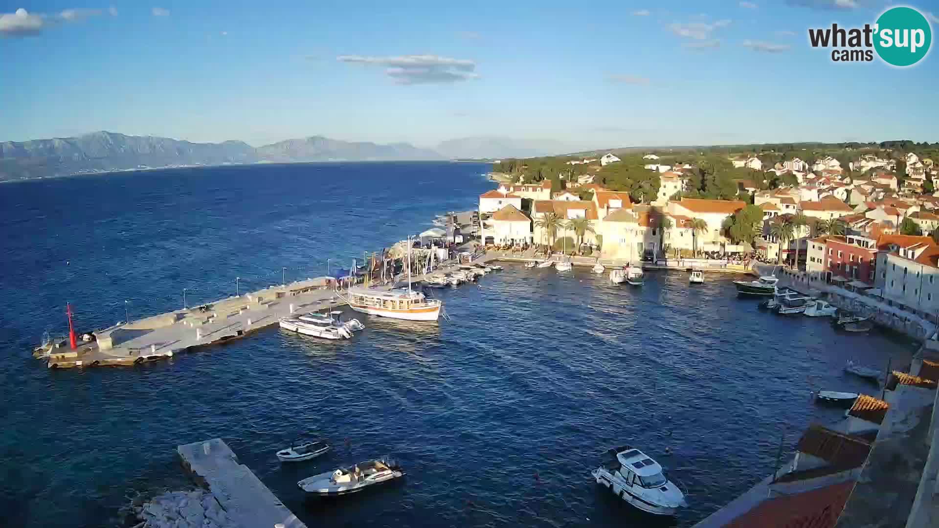 Webcam Sutivan panorama – Vista live dall’isola di Brač