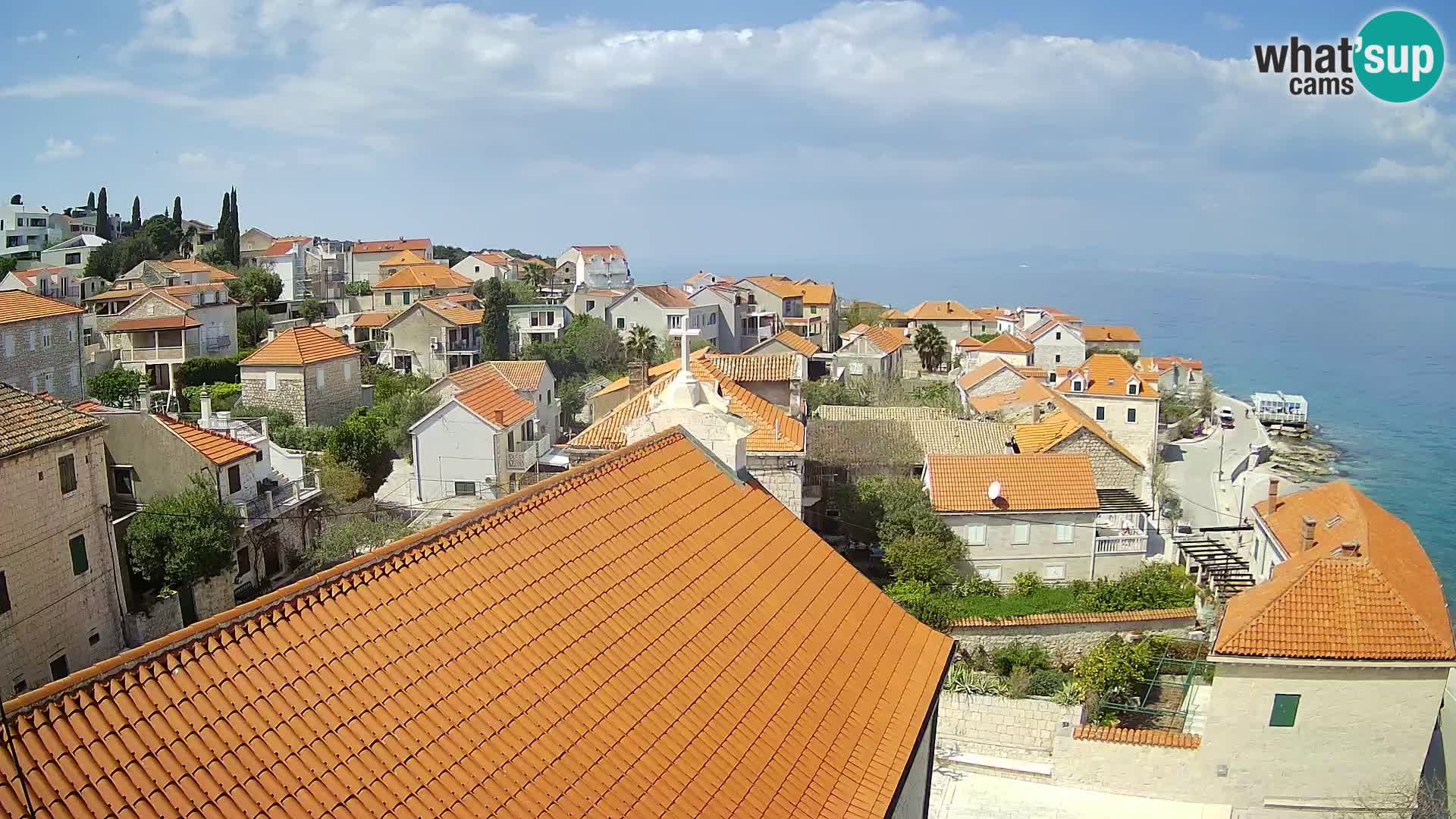 Webcam Sutivan panorama – Vista live dall’isola di Brač