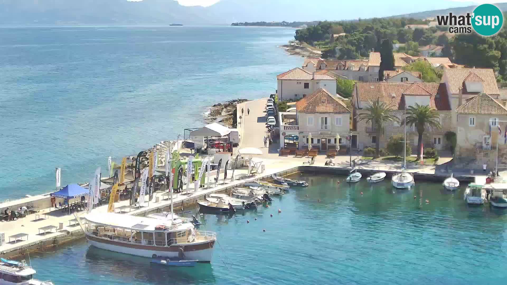 Web kamera Sutivan panorama – Pogled uživo s otoka Brača