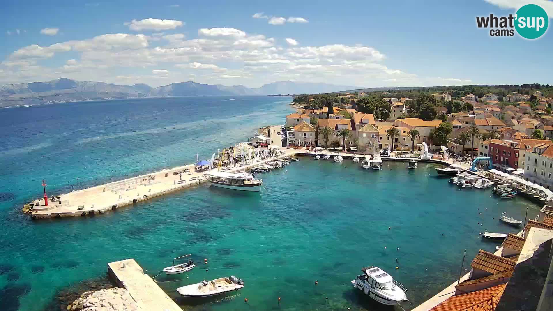 Webcam Sutivan Panorama – Vista en vivo desde la isla de Brač