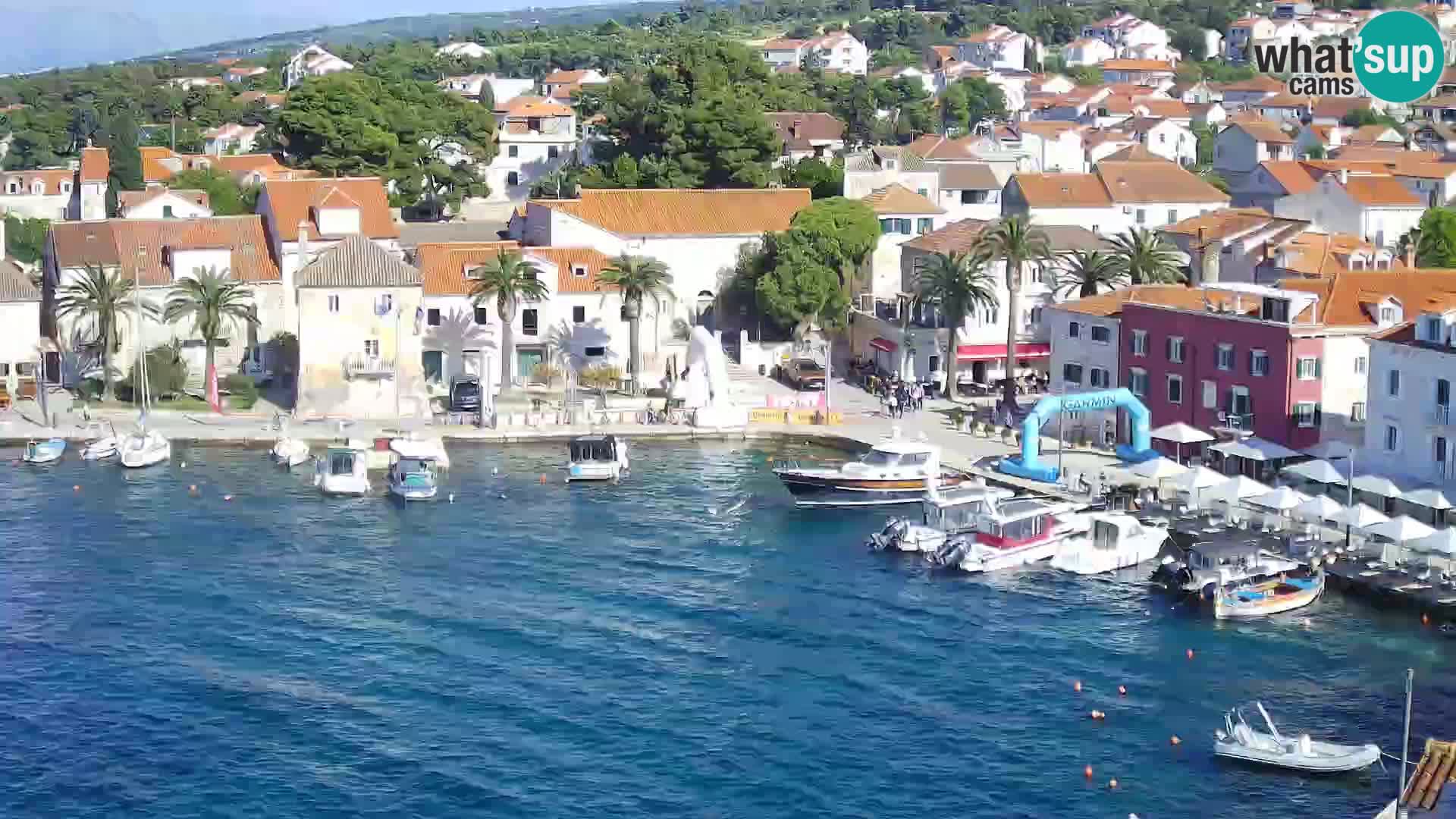 Web kamera Sutivan panorama – Pogled uživo s otoka Brača