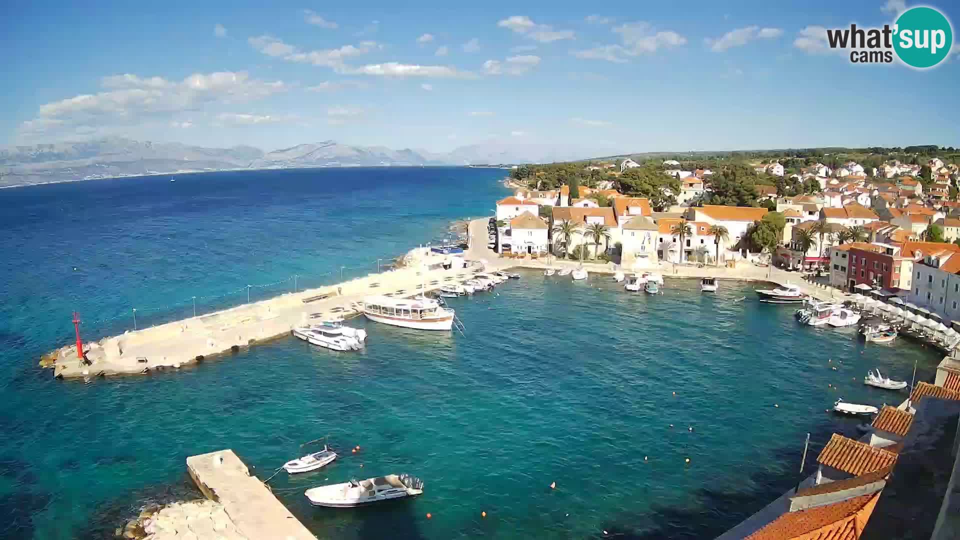 Webcam Sutivan Panorama – Liveblick von der Insel Brač
