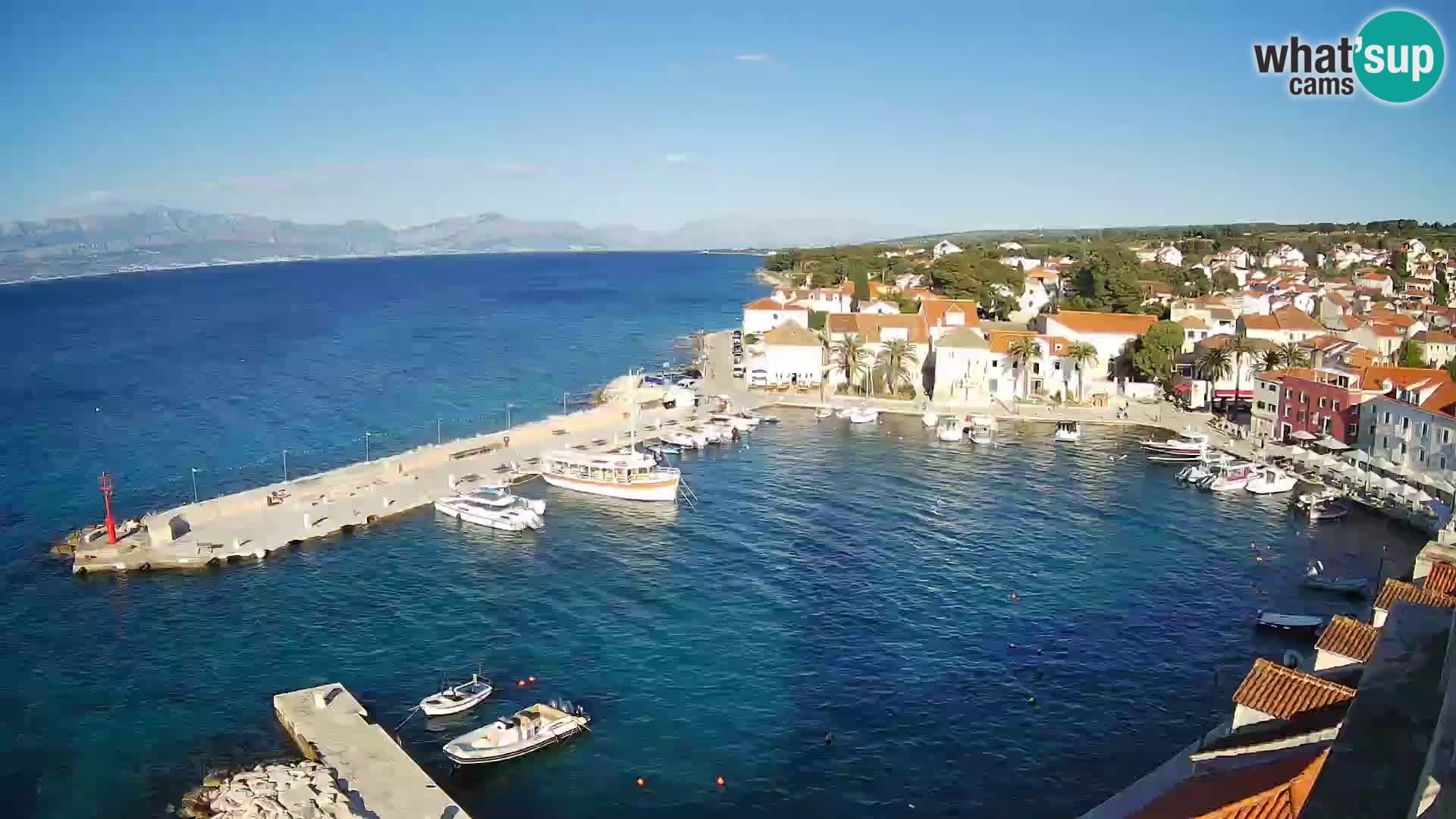 Webcam Sutivan panorama – Vista live dall’isola di Brač